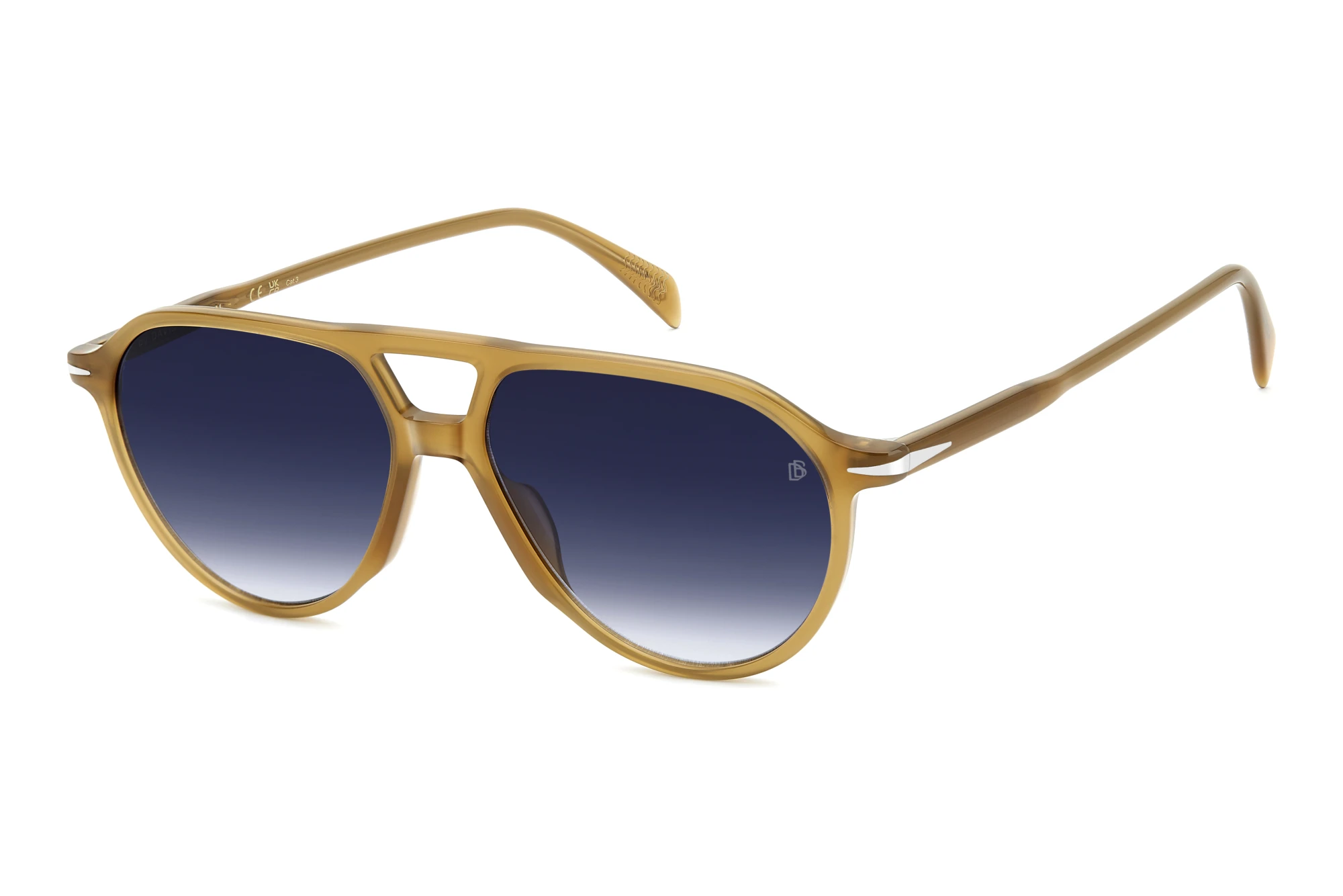 David Beckham DB 1218/S FMP/08 BLUE SHADEDOCHRE David Beckham DB 1218/S FMP/08 BLUE SHADEDOCHRE