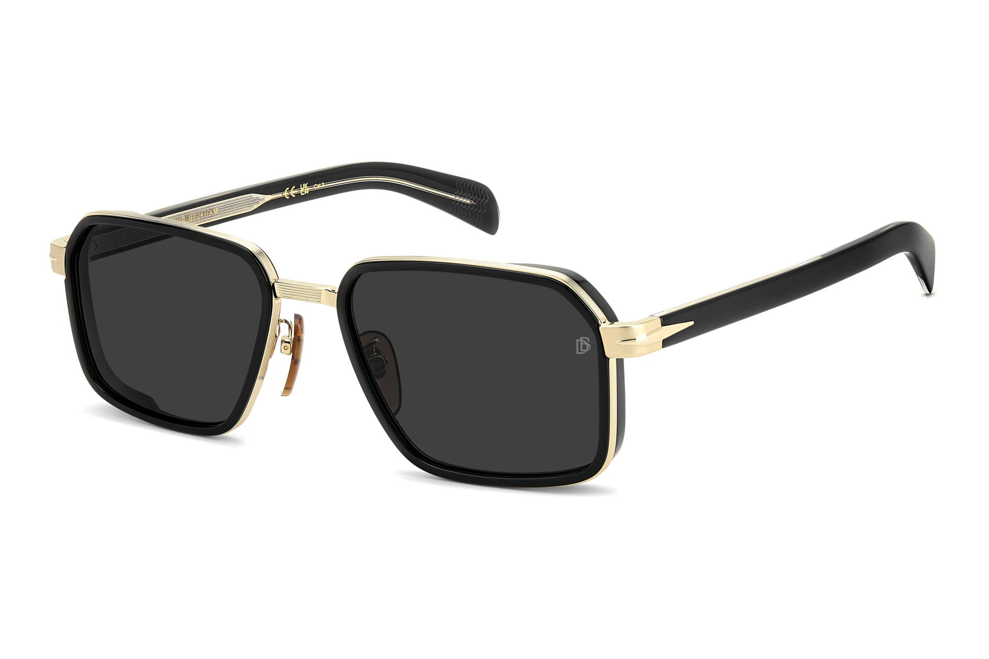 David Beckham DB 7158/S RHL/IR GREYGOLD BLACK 2 David Beckham DB 7158/S RHL/IR GREYGOLD BLACK 2