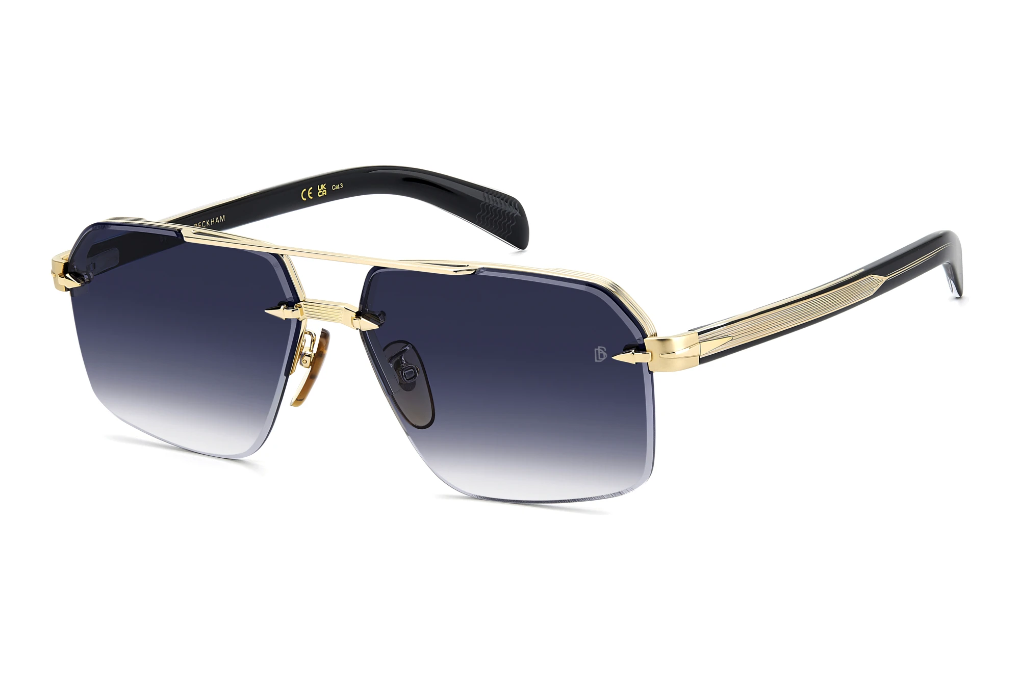 David Beckham DB 7170/S RHL/84 BLUE SHADED ANTIREFLEXGOLD BLACK David Beckham DB 7170/S RHL/84 BLUE SHADED ANTIREFLEXGOLD BLACK