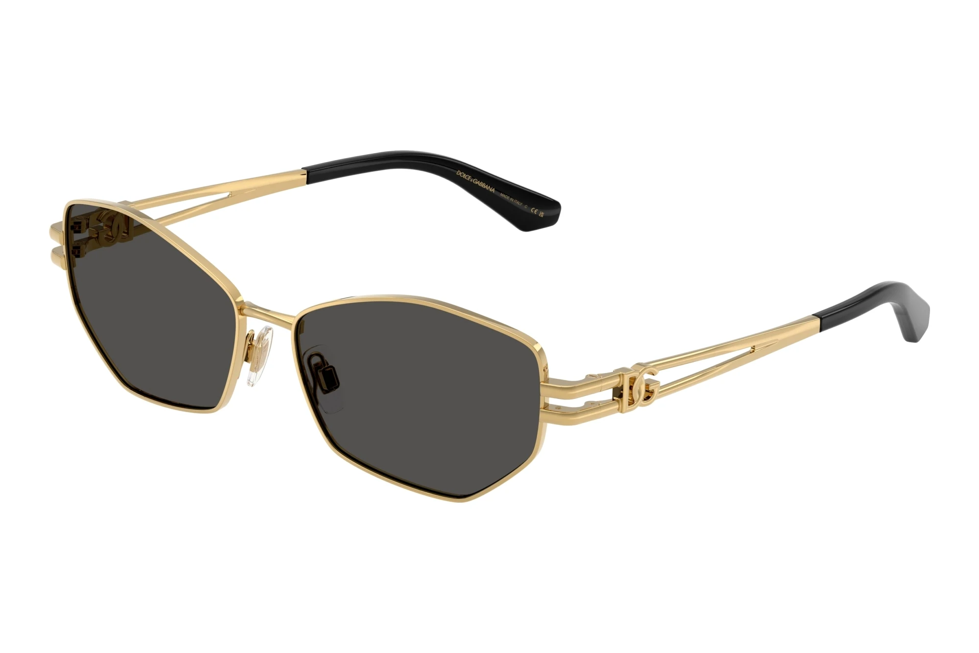 Dolce & Gabbana DG2338 02/87 Dark GreyGold Dolce & Gabbana DG2338 02/87 Dark GreyGold