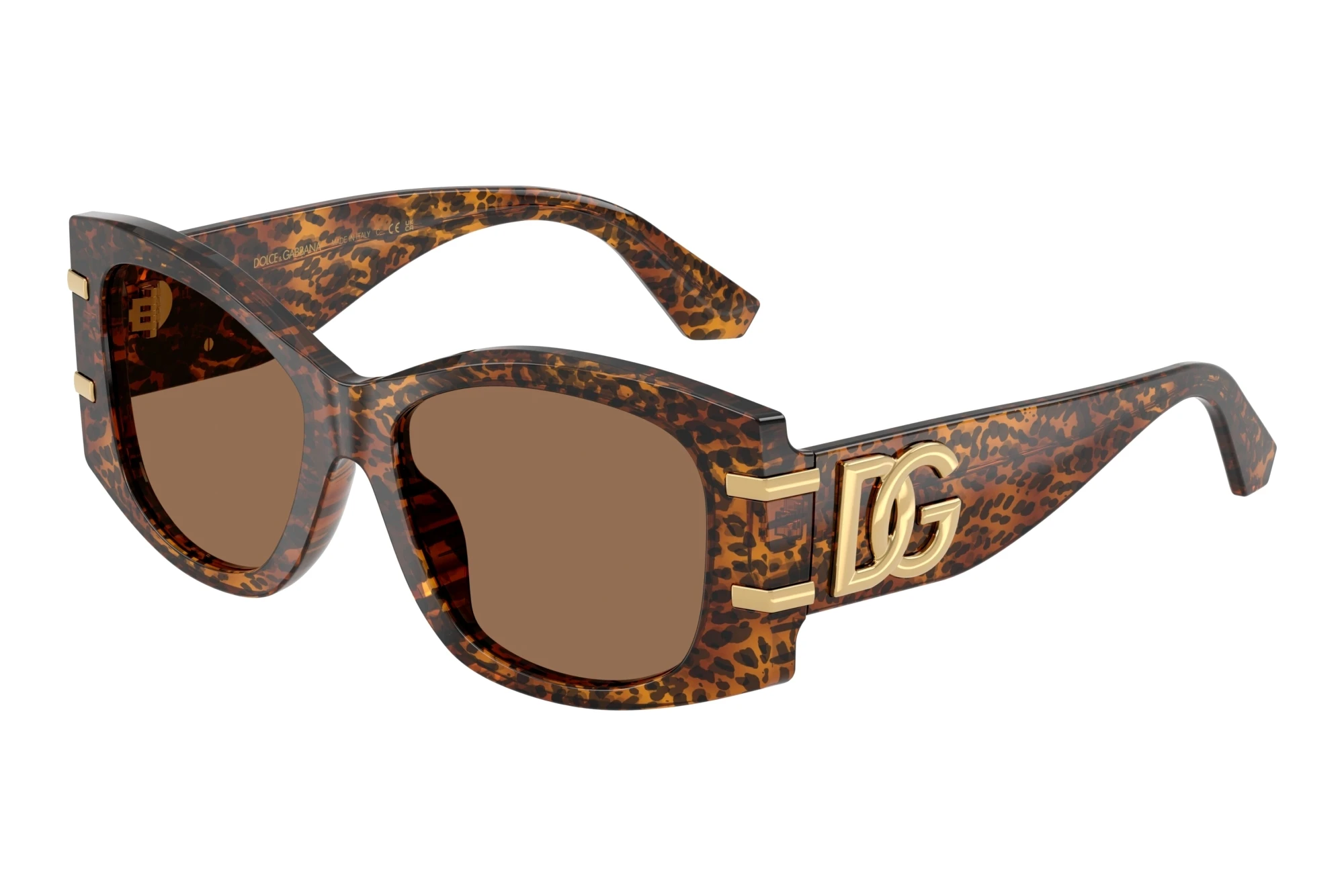 Dolce & Gabbana DG4501 347073 Dark BrownLeo Transparent Dolce & Gabbana DG4501 347073 Dark BrownLeo Transparent
