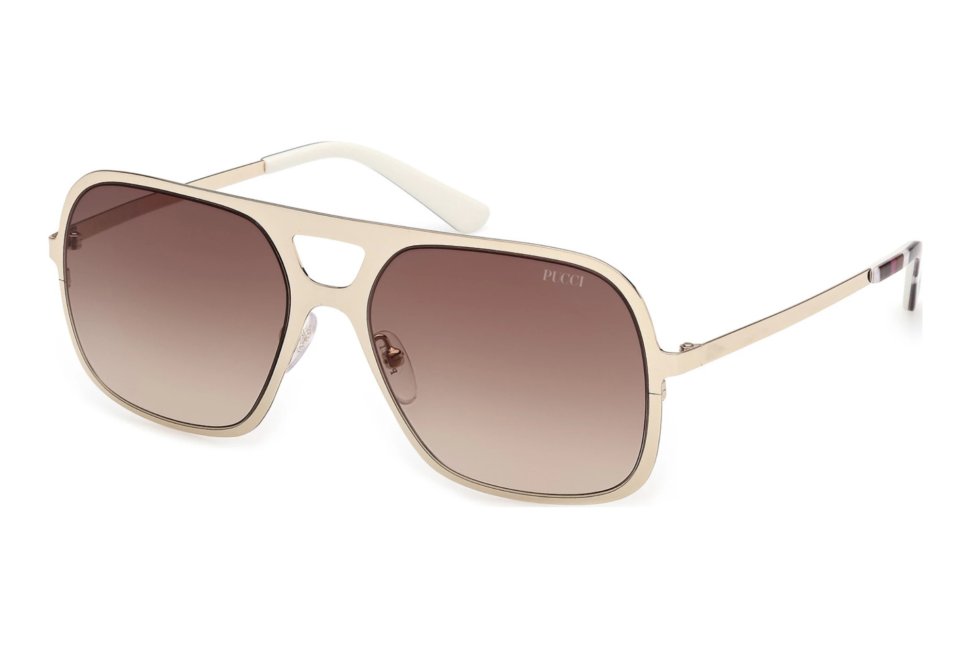 Emilio Pucci EP0238 32F braun verlaufendGlänzend Blassgold Emilio Pucci EP0238 32F braun verlaufendGlänzend Blassgold