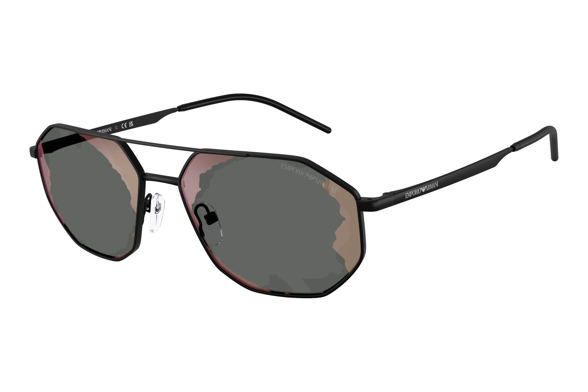 Emporio Armani EA2147 30017G Black Red MirrorMatte Black Emporio Armani EA2147 30017G Black Red MirrorMatte Black