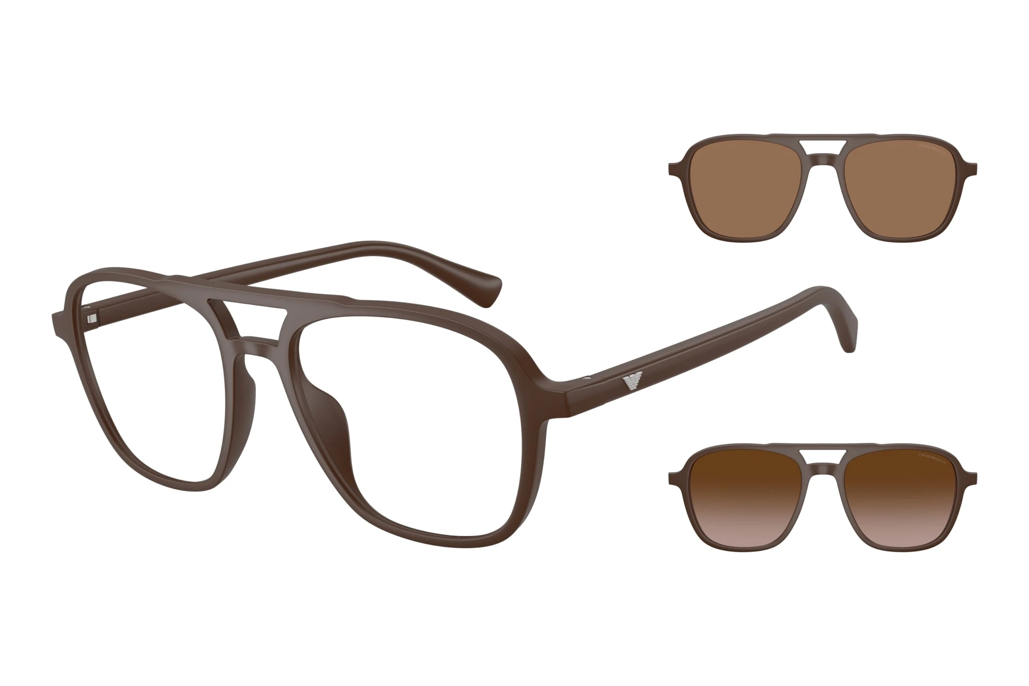 Emporio Armani EA4279U 64511W ClearMatte Reddish Brown Emporio Armani EA4279U 64511W ClearMatte Reddish Brown