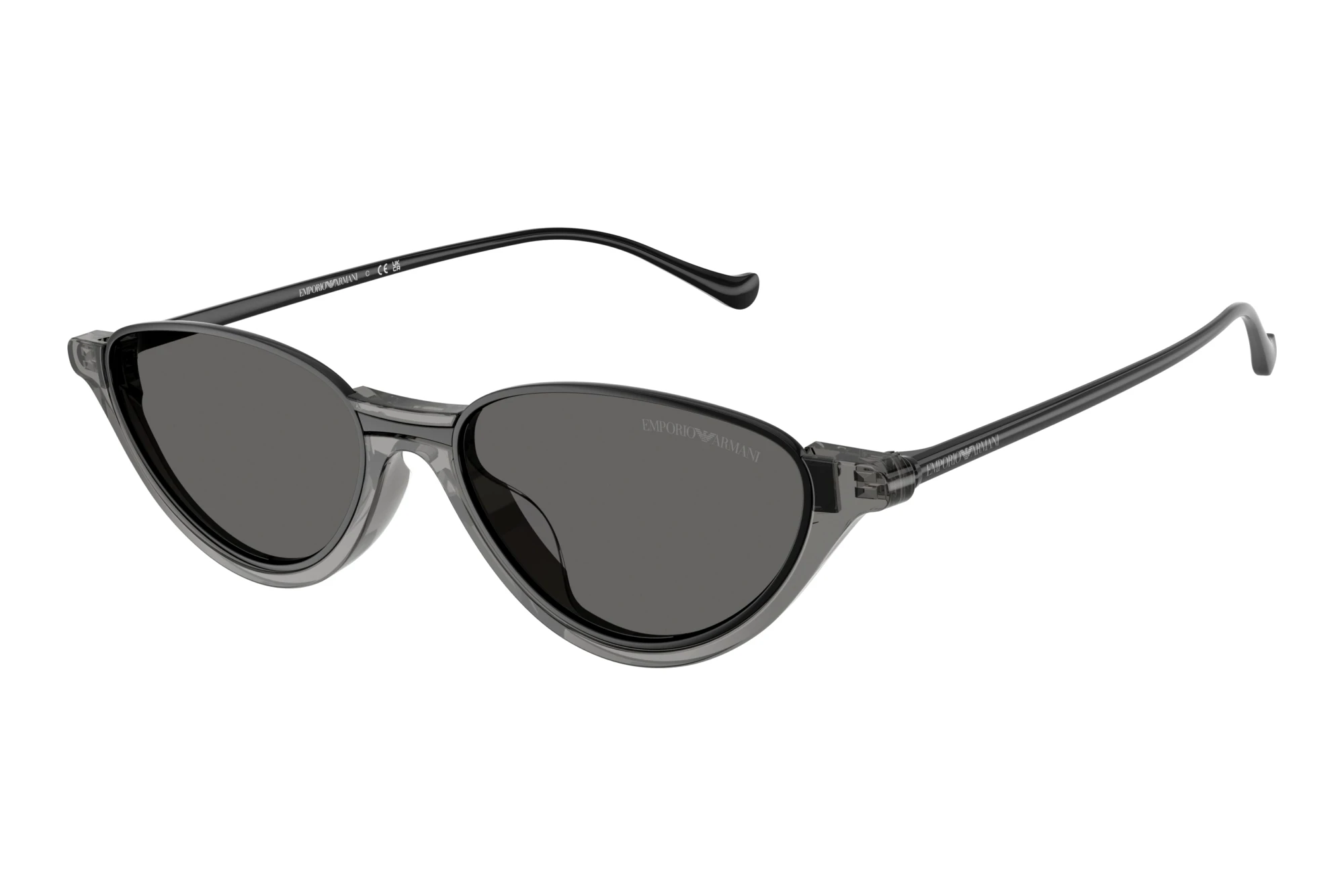 Emporio Armani EA4288U 650187 GreyShiny Transparent Grey Emporio Armani EA4288U 650187 GreyShiny Transparent Grey