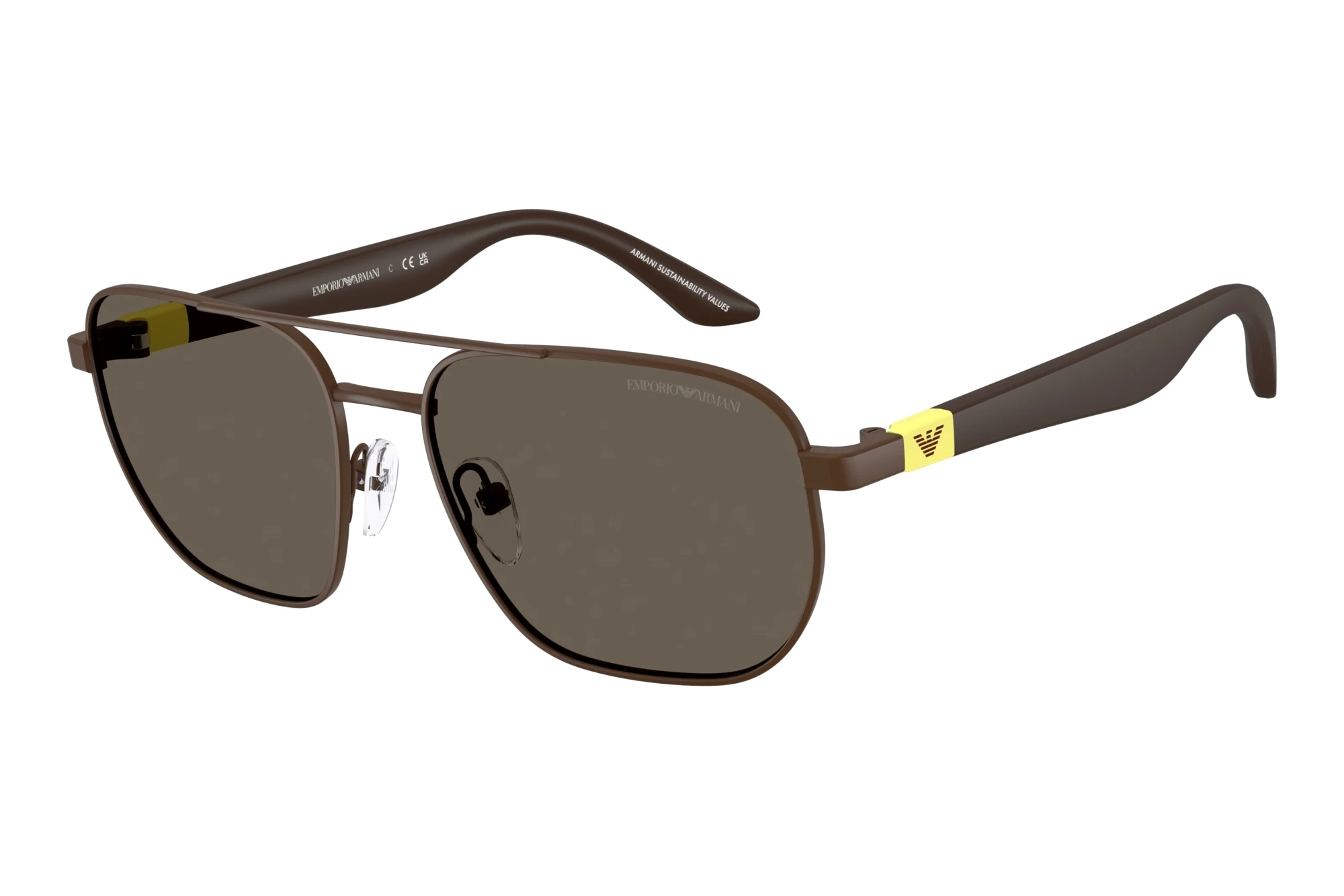 Emporio Armani EK2003 3434/3 Dark BrownMatte Brown Emporio Armani EK2003 3434/3 Dark BrownMatte Brown