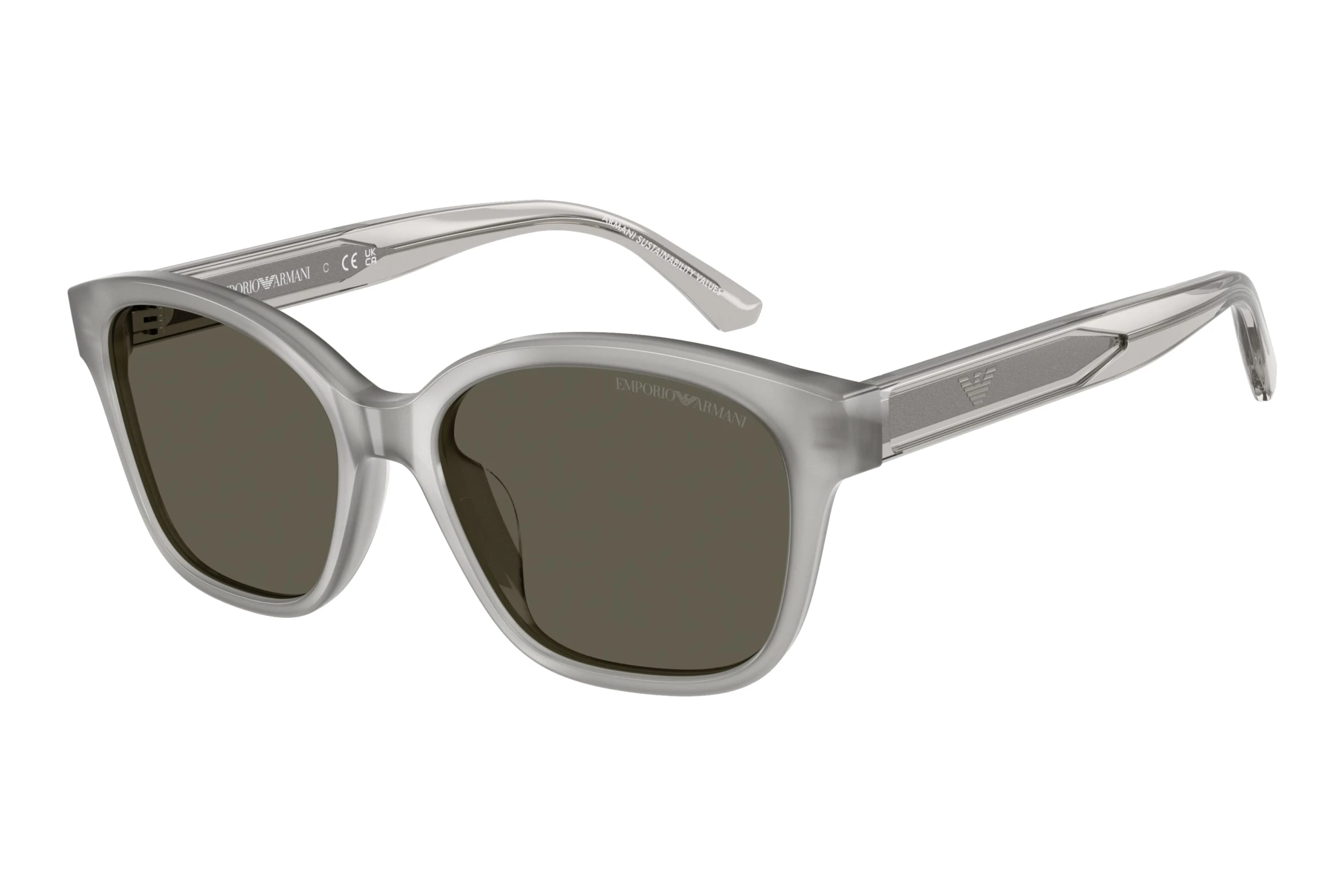 Emporio Armani EK4009U 638693 Dark BrownShiny Opal Grey Emporio Armani EK4009U 638693 Dark BrownShiny Opal Grey