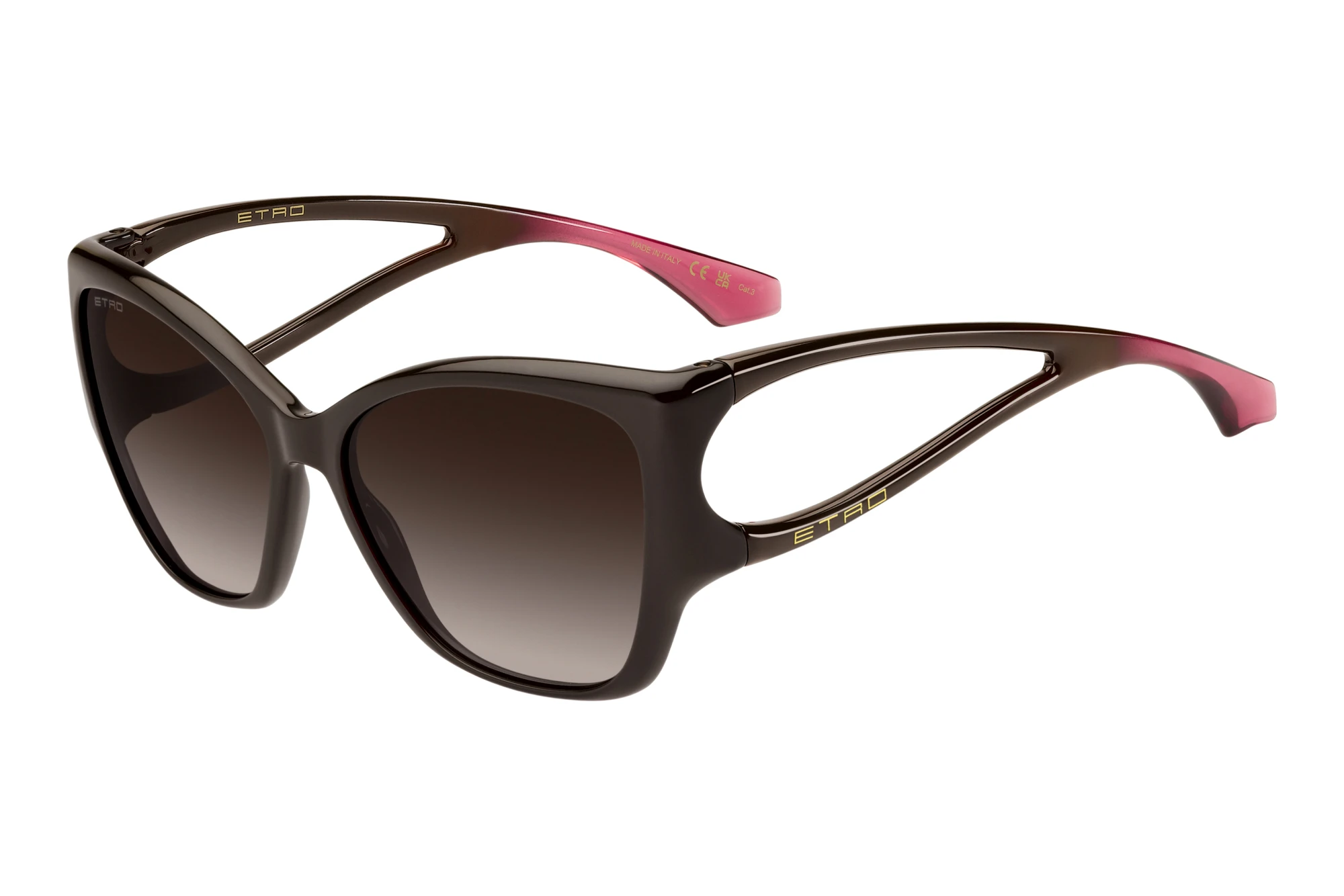 Etro ETRO 0155/S DQ2/HA BROWN SHADEDBROWN PINK Etro ETRO 0155/S DQ2/HA BROWN SHADEDBROWN PINK