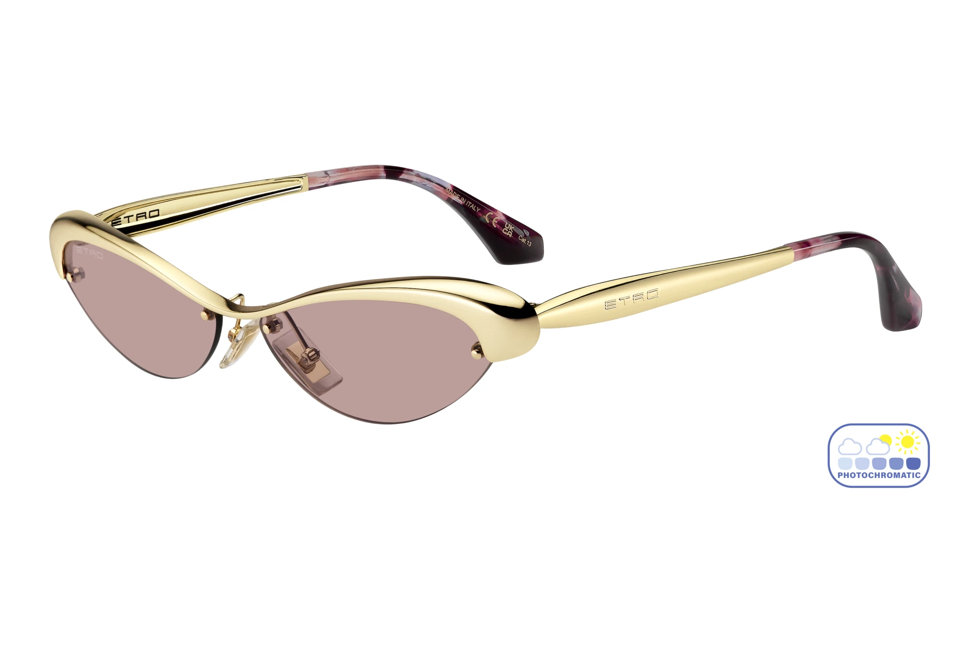 Etro ETROAURA EYR/63 PINK PHOTOCHROMATIC ANTIREFLEXGOLD PINK Etro ETROAURA EYR/63 PINK PHOTOCHROMATIC ANTIREFLEXGOLD PINK