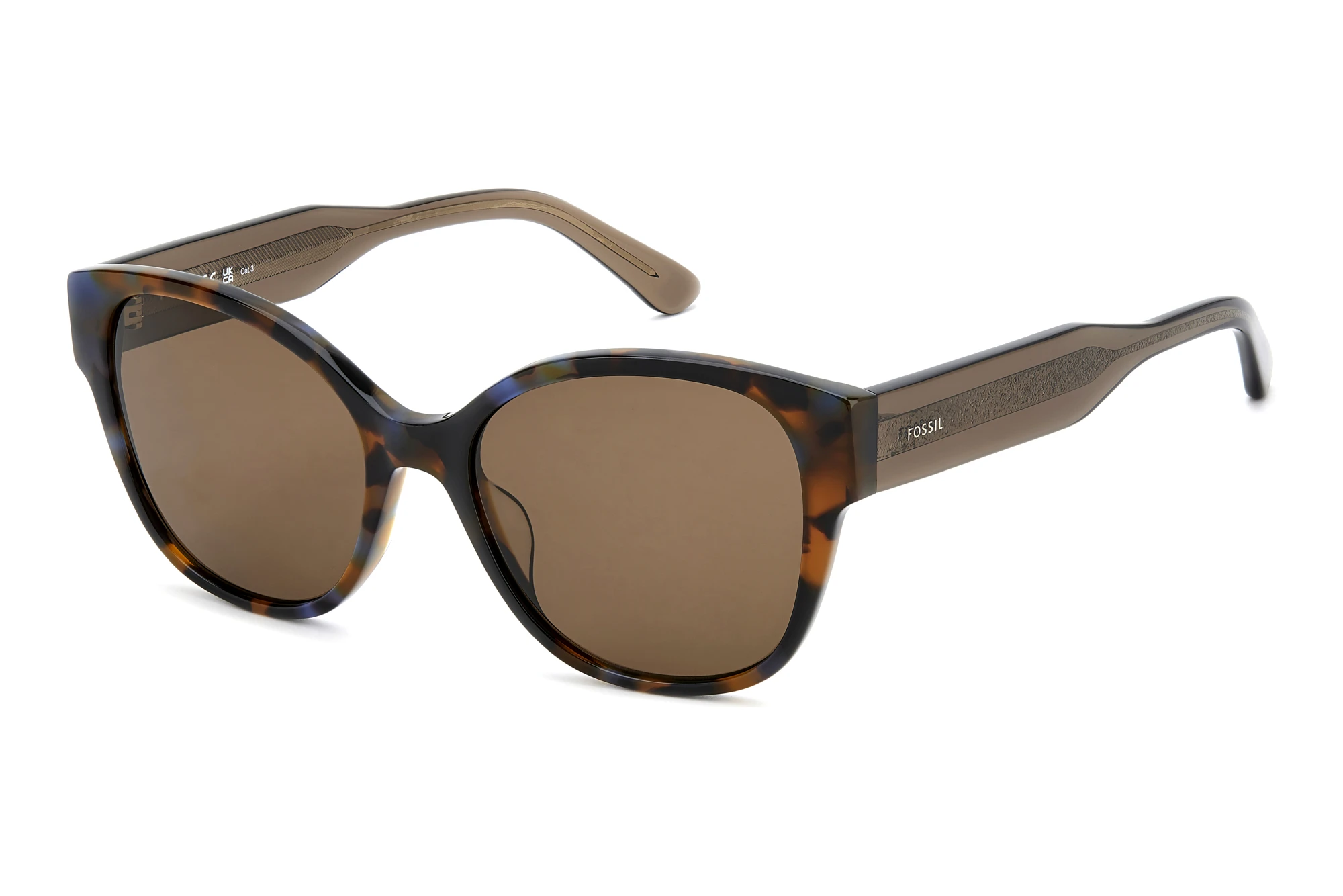 Fossil FOS 2170/G/S X8Q/70 BROWNBROWN BLUE HAVANA Fossil FOS 2170/G/S X8Q/70 BROWNBROWN BLUE HAVANA