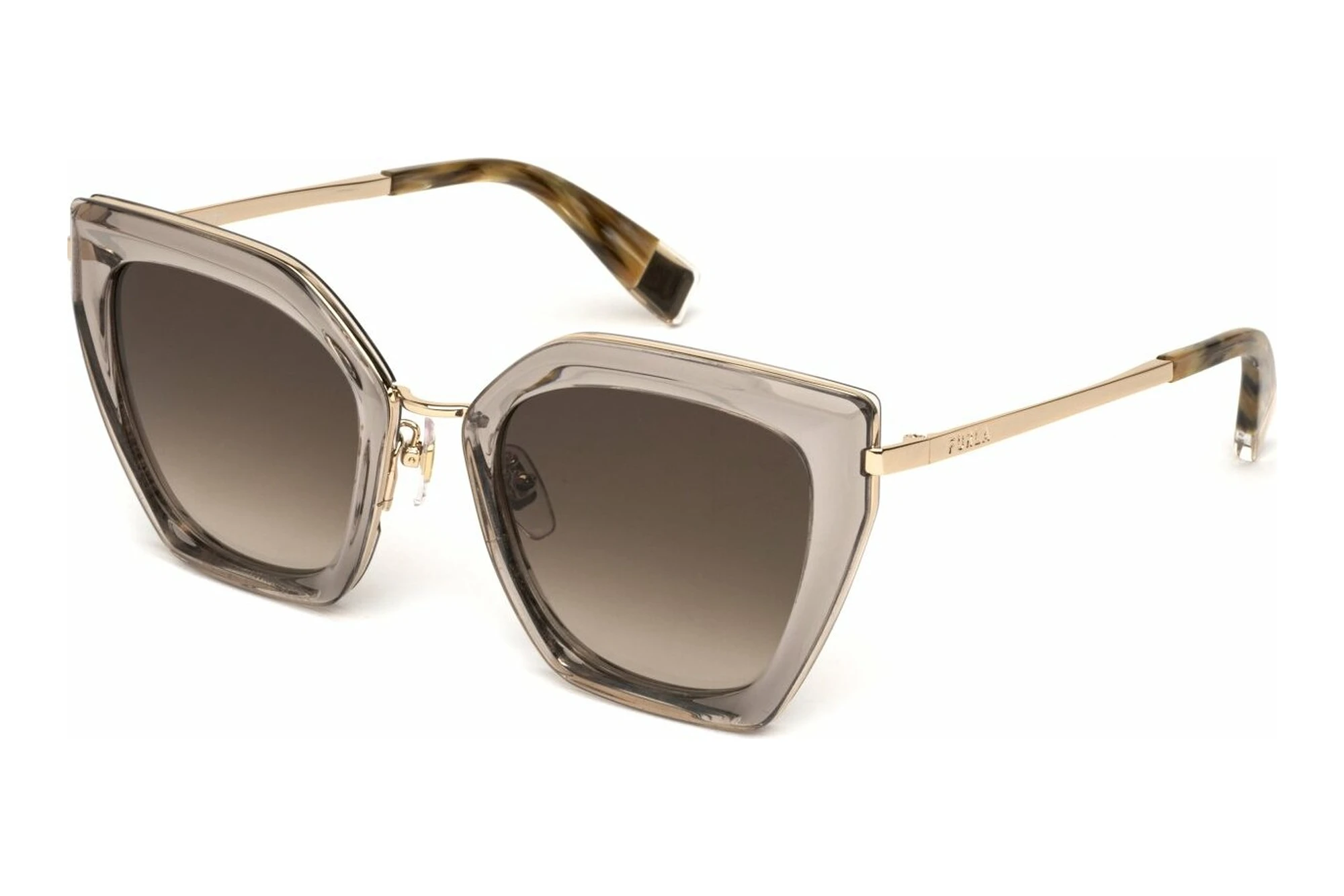 Furla SFU821 7T1Y BROWN GRADIENTSHINY TRANSP.LIGHT BEIGE Furla SFU821 7T1Y BROWN GRADIENTSHINY TRANSP.LIGHT BEIGE