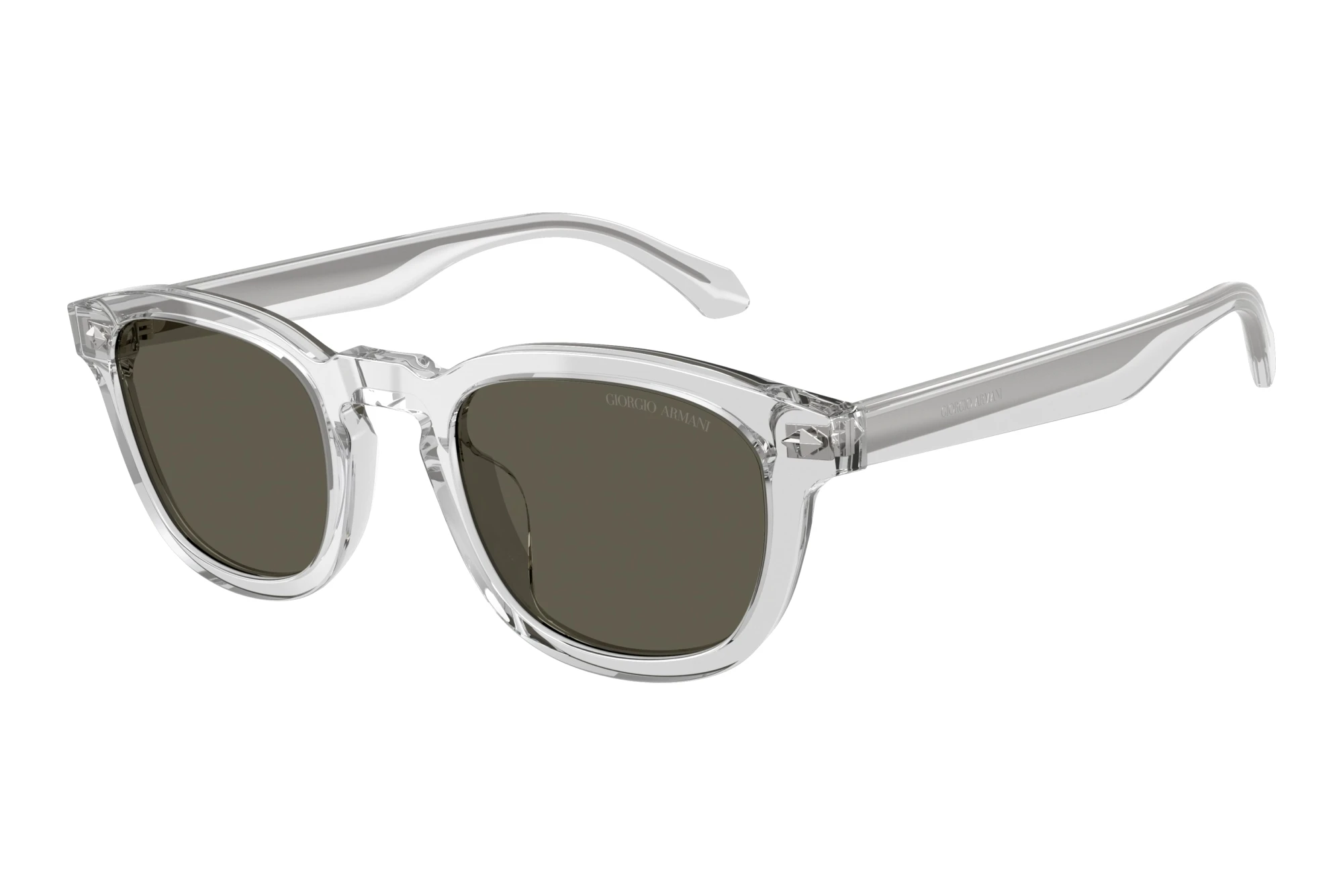 Giorgio Armani AR8266U 647071 Dark BrownTransparent Grey Giorgio Armani AR8266U 647071 Dark BrownTransparent Grey