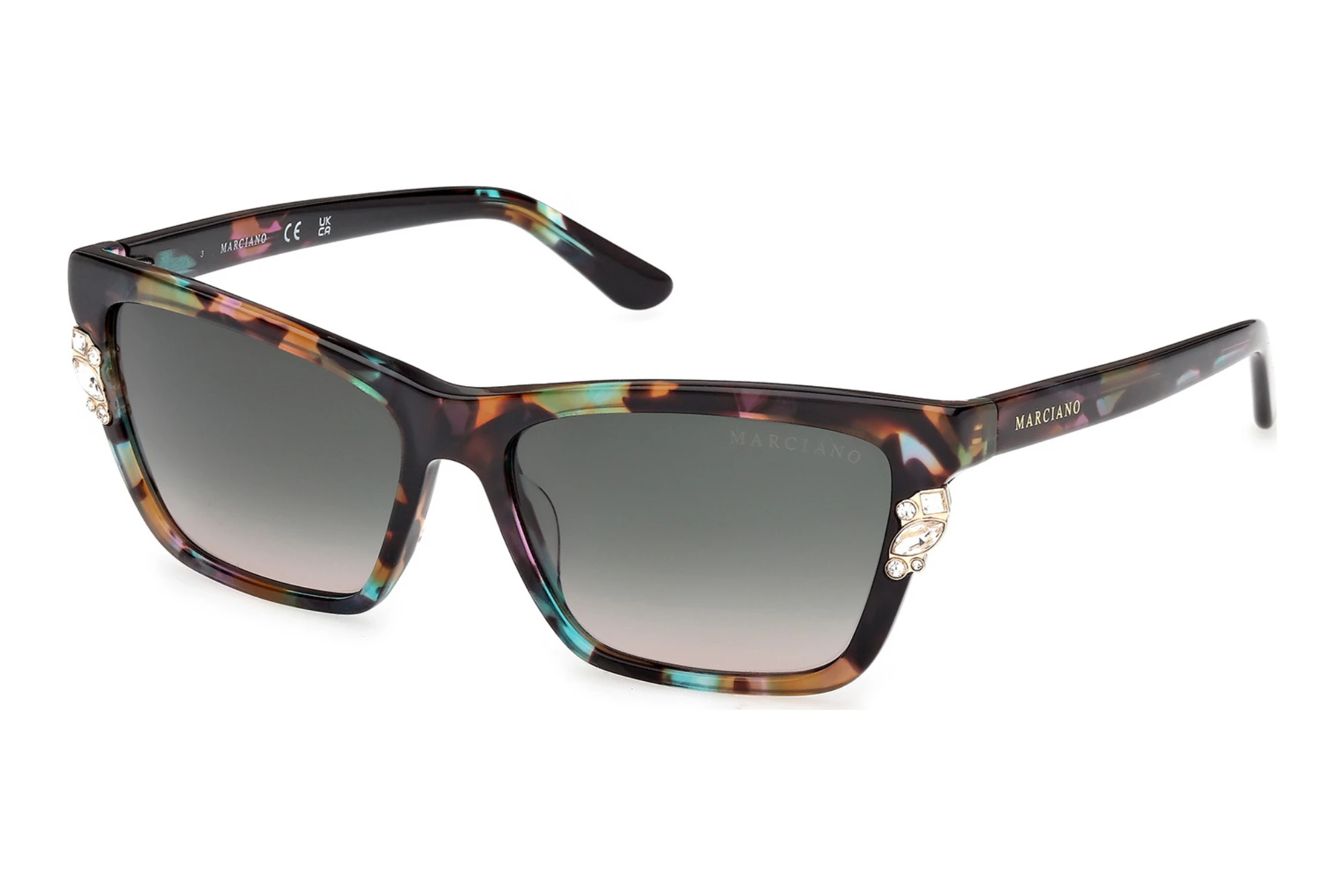 Guess by Marciano GM00030 98B grau verlaufendDunkelgrün/Havanna Guess by Marciano GM00030 98B grau verlaufendDunkelgrün/Havanna