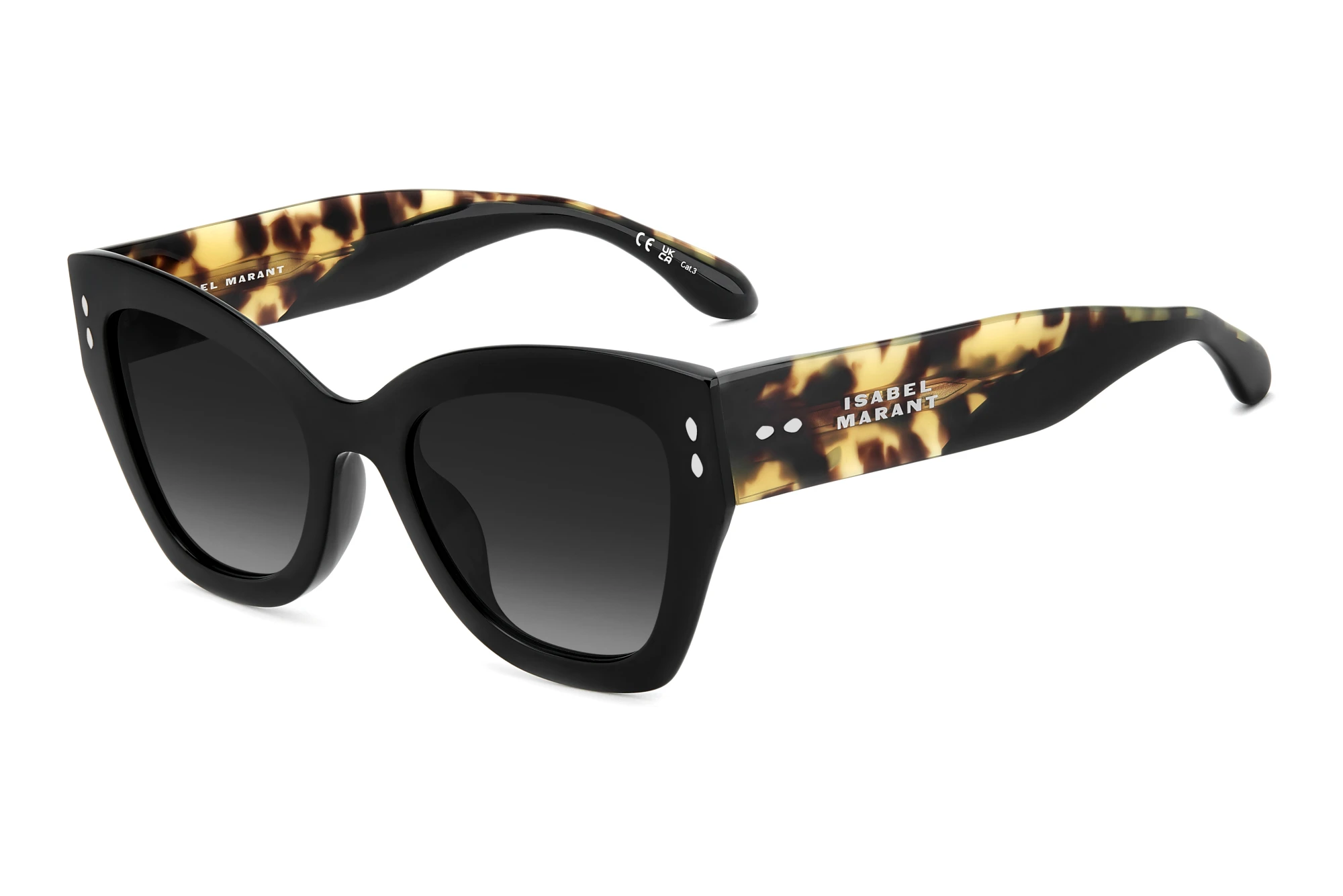 Isabel Marant IM 0286/G/S WR7/9O GREY SHADEDBLACK HAVANA Isabel Marant IM 0286/G/S WR7/9O GREY SHADEDBLACK HAVANA