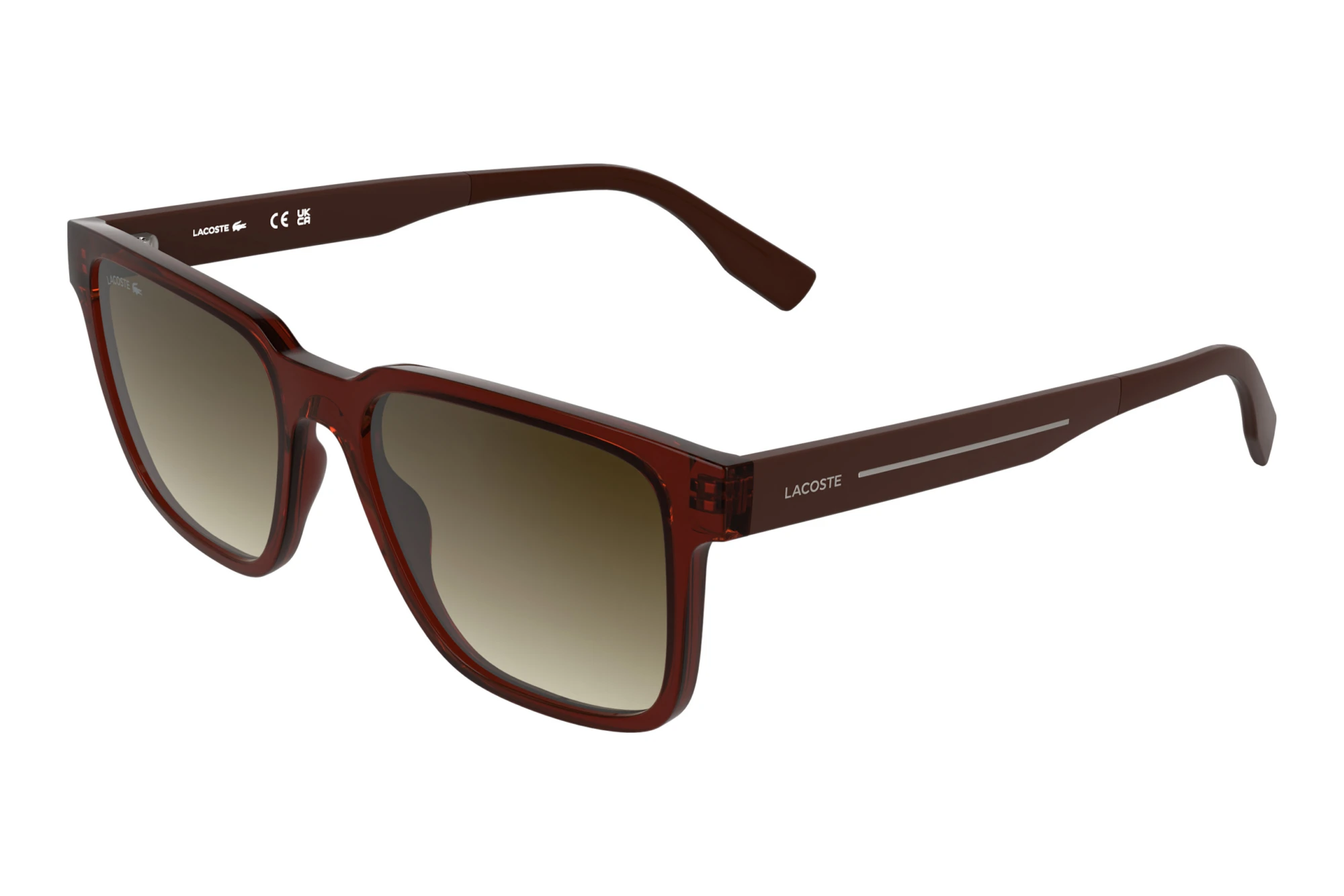 Lacoste L6101S 204 _L6101STRANSPARENT DARK BRICK Lacoste L6101S 204 _L6101STRANSPARENT DARK BRICK