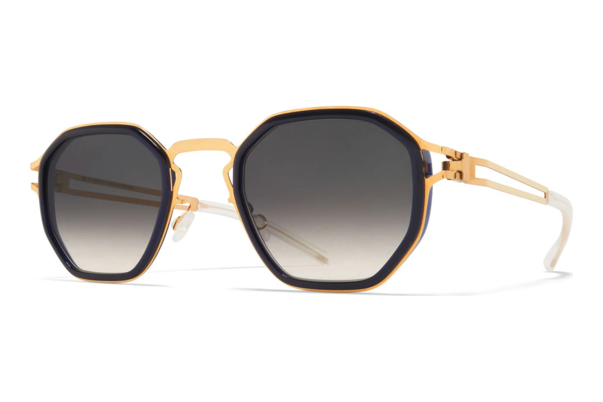MYKITA GIA SUN 768 Raw Black GradientA76-Glossy Gold/Milky Indigo MYKITA GIA SUN 768 Raw Black GradientA76-Glossy Gold/Milky Indigo