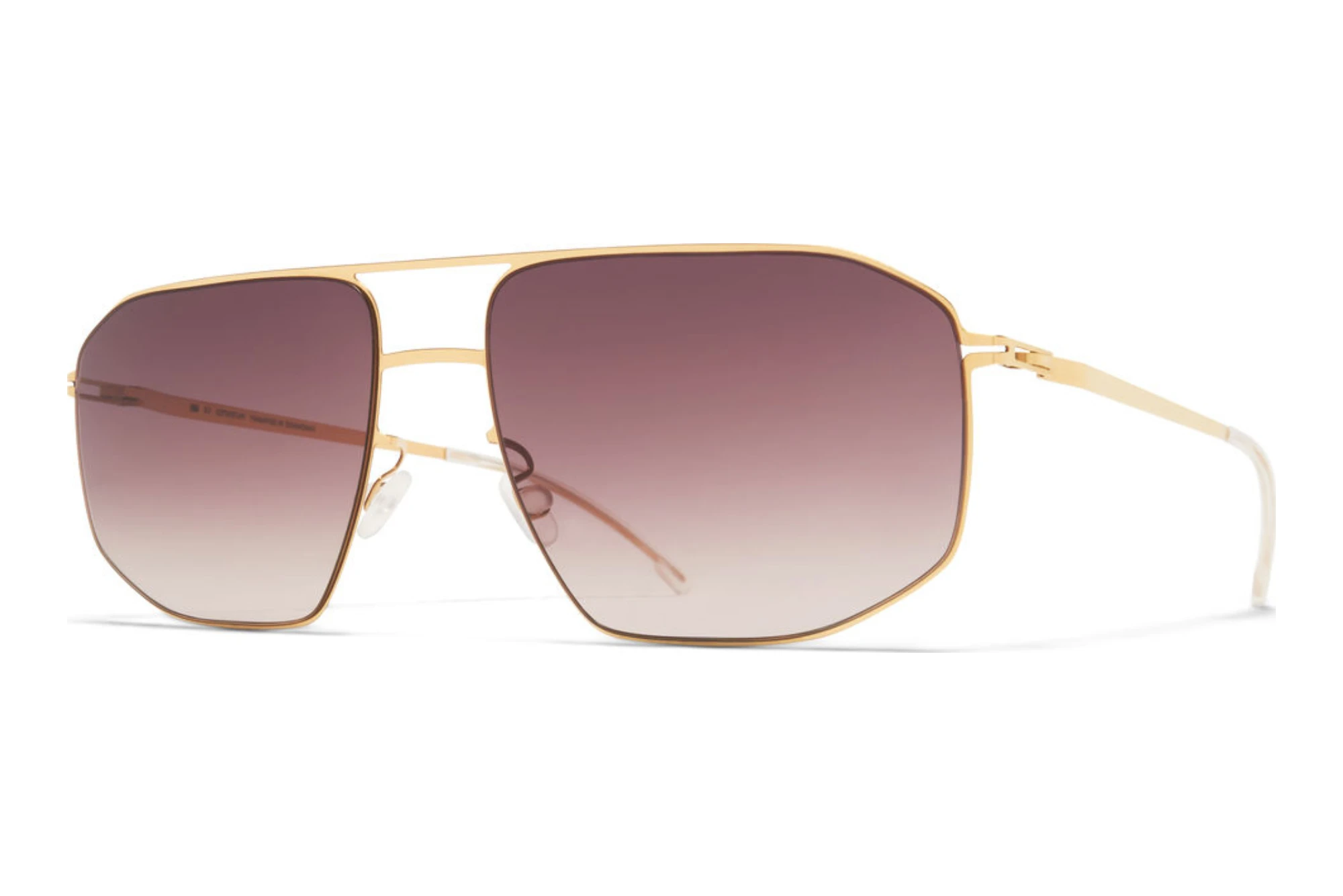 MYKITA SANTERI SUN 013 Cedar Brown GradientGlossy Gold MYKITA SANTERI SUN 013 Cedar Brown GradientGlossy Gold