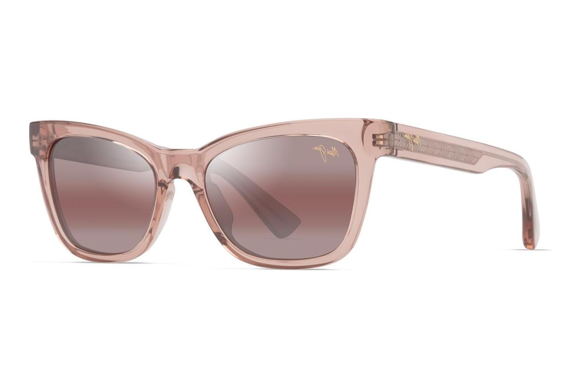 Maui Jim Hiwahiwa R689-09 Maui Rose®Shiny Transparent Antique Pink Maui Jim Hiwahiwa R689-09 Maui Rose®Shiny Transparent Antique Pink
