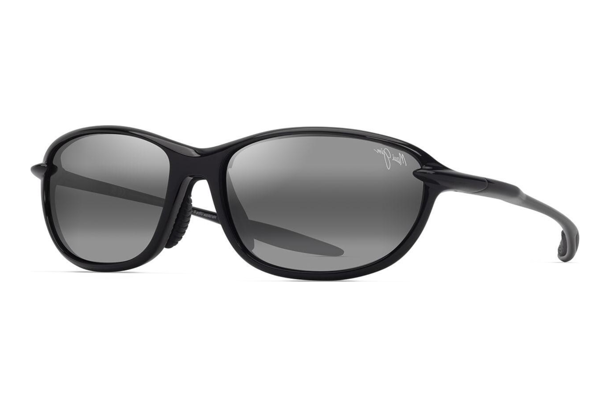 Maui Jim Hookipa Ultra R - AF 340-02 Neutral GreyShiny Black Maui Jim Hookipa Ultra R - AF 340-02 Neutral GreyShiny Black