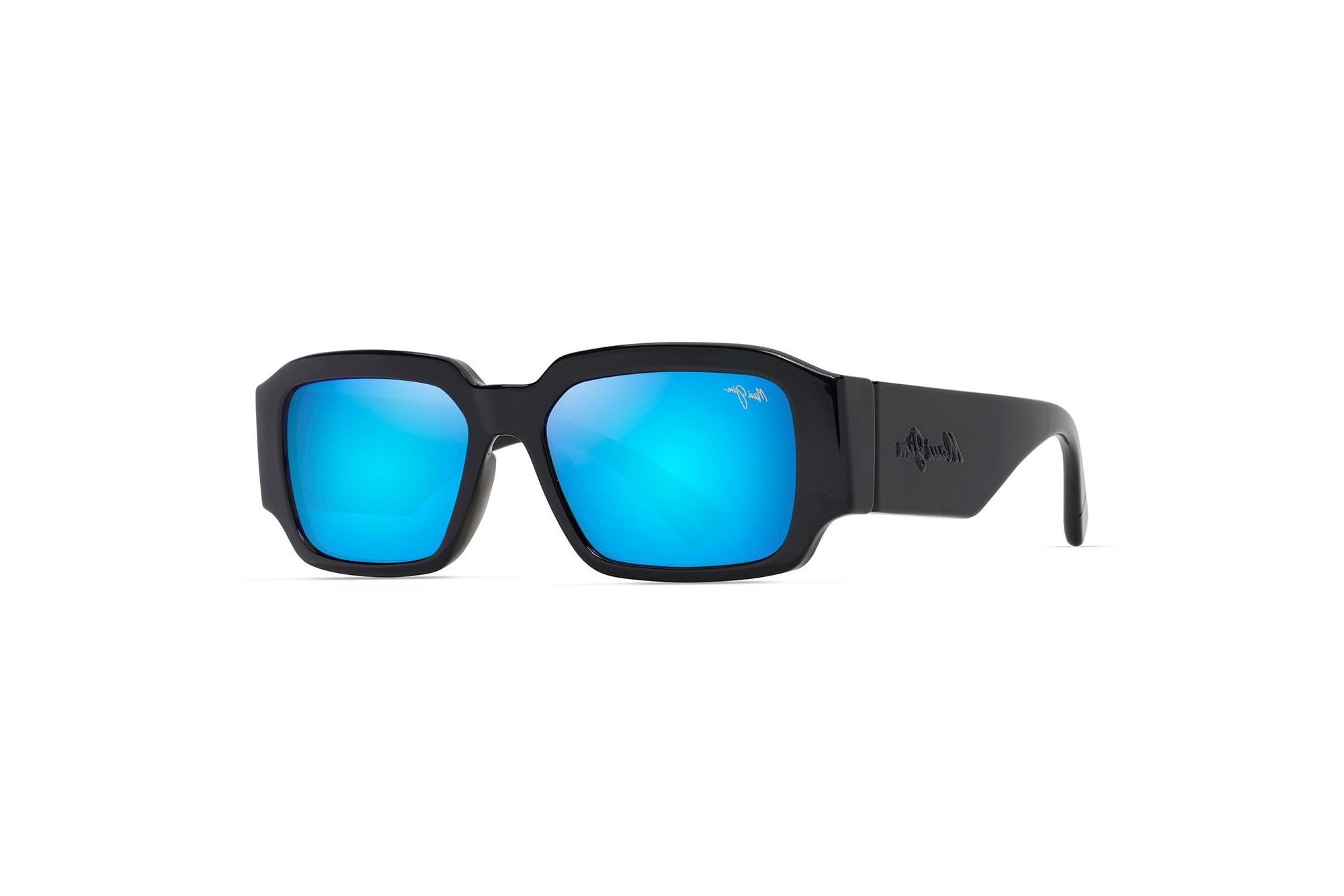 Maui Jim Kupale B639-02 Blue HawaiiShiny Black Maui Jim Kupale B639-02 Blue HawaiiShiny Black