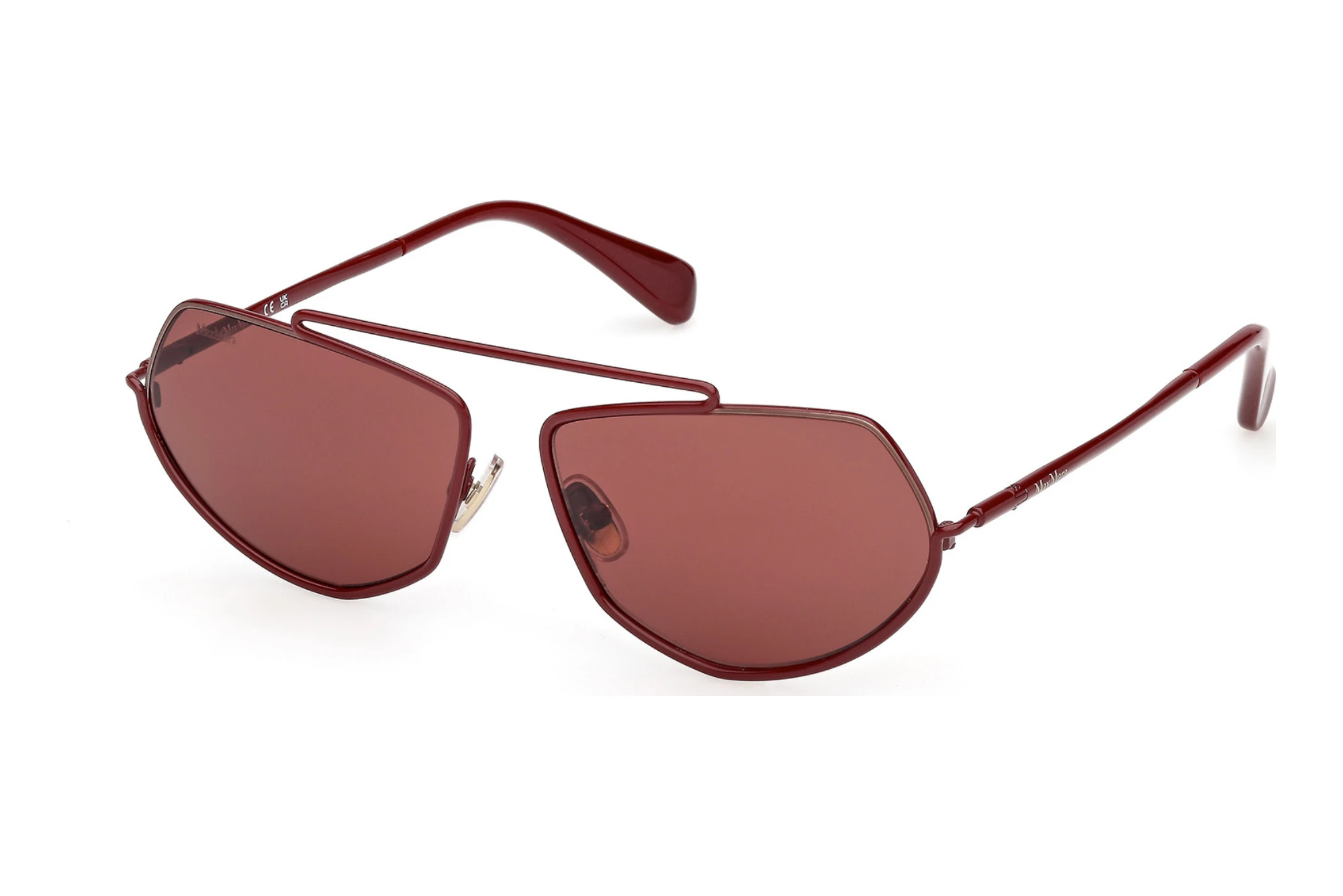 Max Mara MM0165 69S bordeauxBordeaux Glänzend Max Mara MM0165 69S bordeauxBordeaux Glänzend