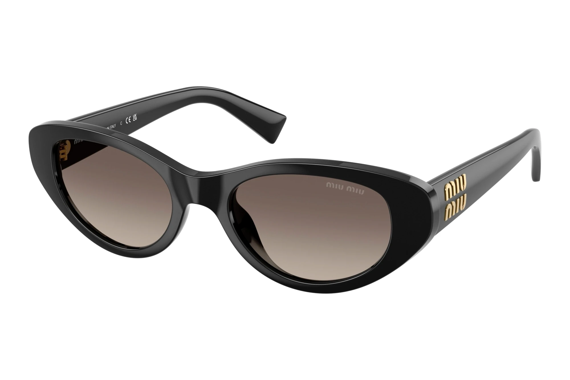 Miu Miu MU C03SU 1AB30S Grey GradientBlack Miu Miu MU C03SU 1AB30S Grey GradientBlack