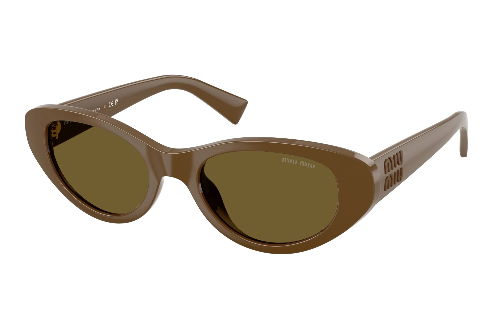 Miu Miu MU C03SU 23R09Z Dark BrownMilitary Green Miu Miu MU C03SU 23R09Z Dark BrownMilitary Green