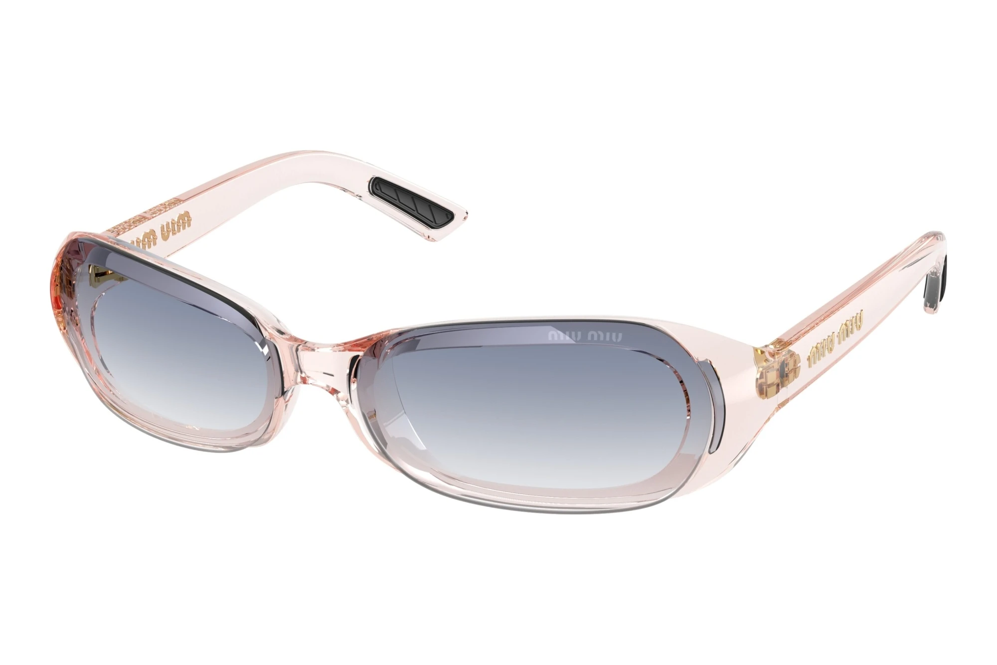 Miu Miu MU C07SU 28S41G Clear Gradient Light BlueTransparent Pink Miu Miu MU C07SU 28S41G Clear Gradient Light BlueTransparent Pink