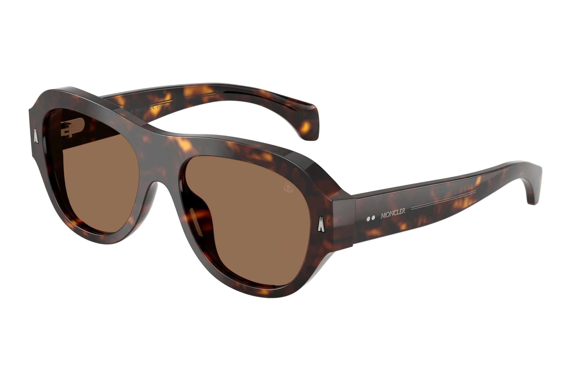 Moncler ME6015U 300273 Brown SolidShiny Havana Moncler ME6015U 300273 Brown SolidShiny Havana