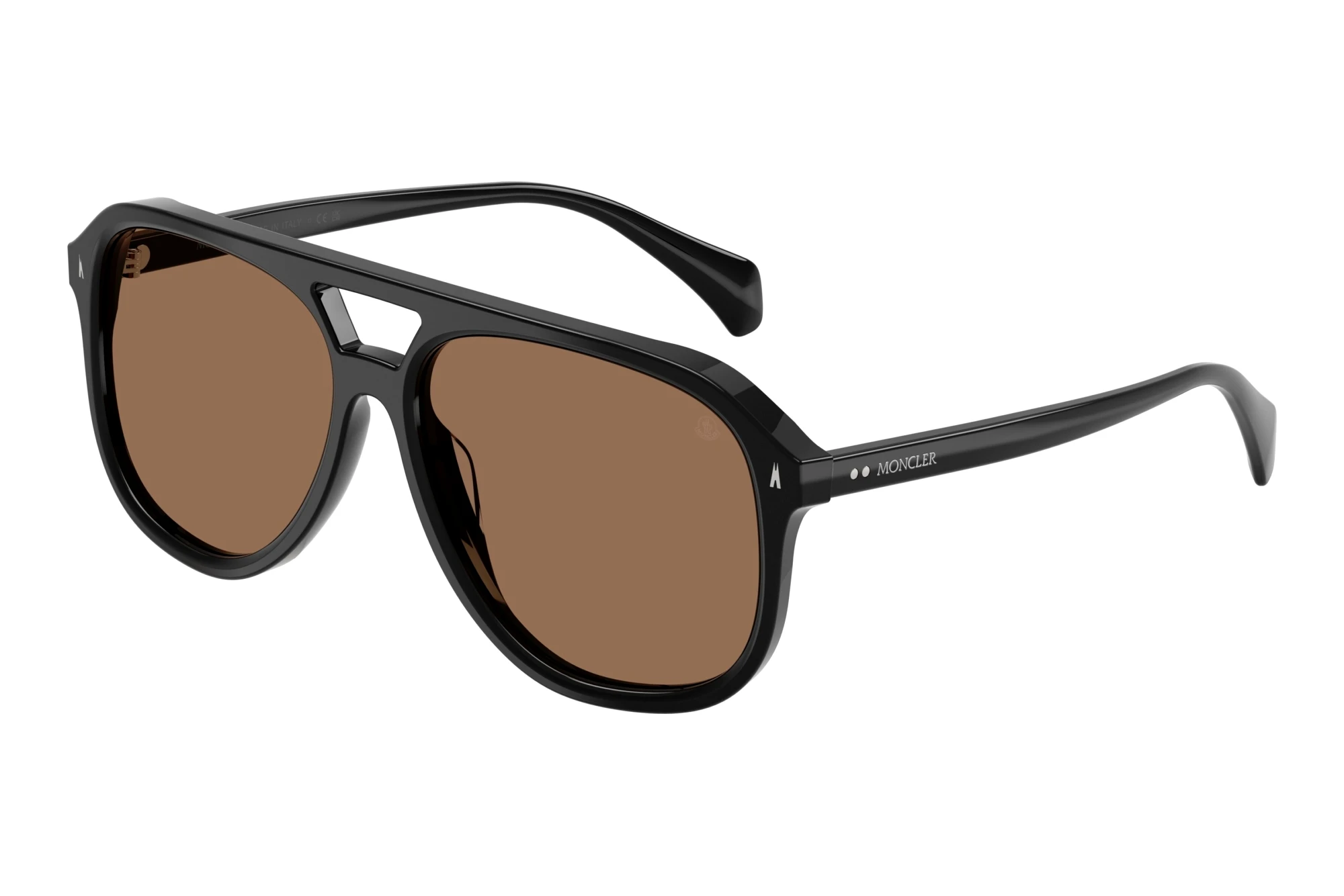 Moncler ME6028 300173 Dark BrownShiny Black Moncler ME6028 300173 Dark BrownShiny Black