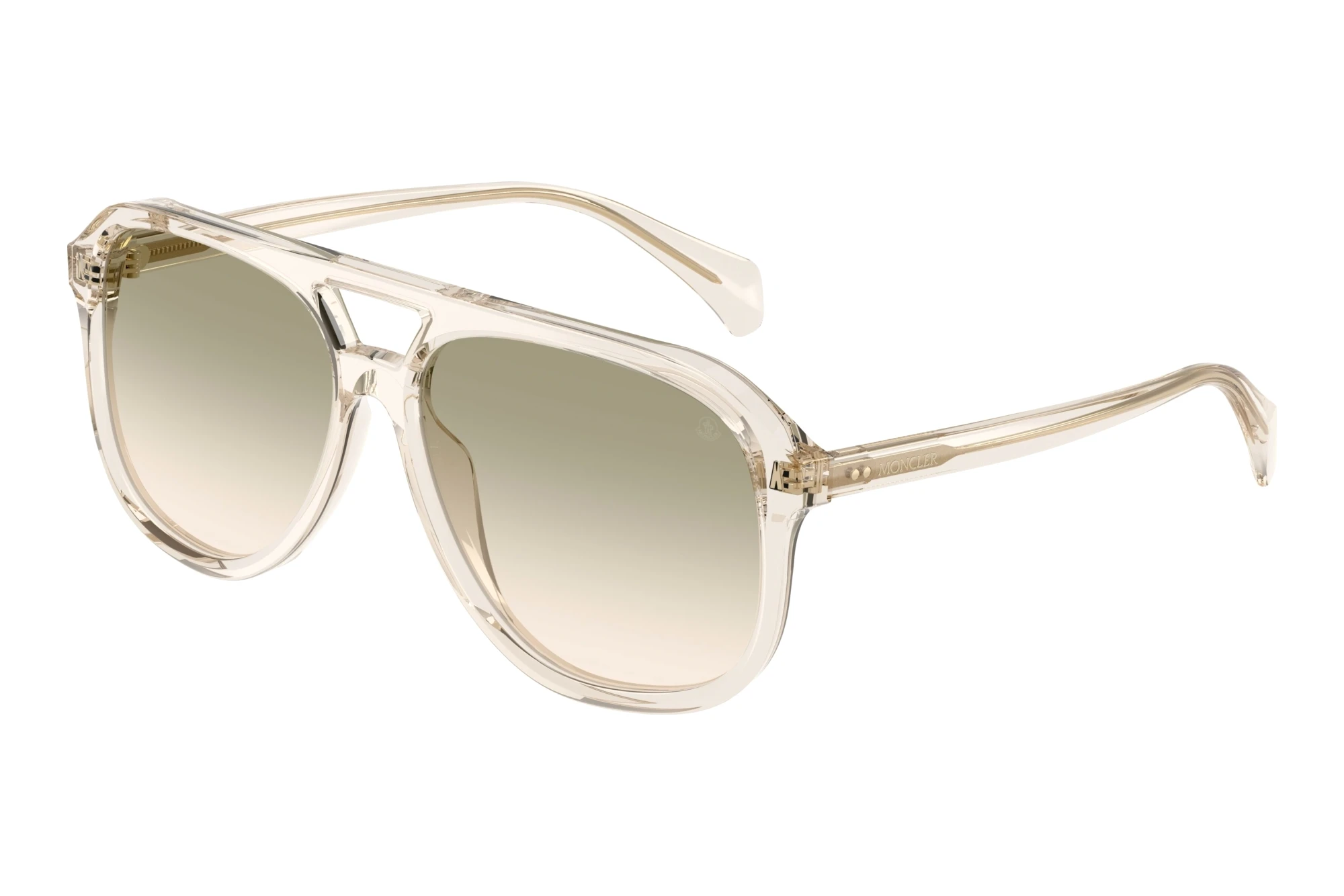 Moncler ME6028 30032C Gradient Green GreyShiny Transparent Off White Moncler ME6028 30032C Gradient Green GreyShiny Transparent Off White