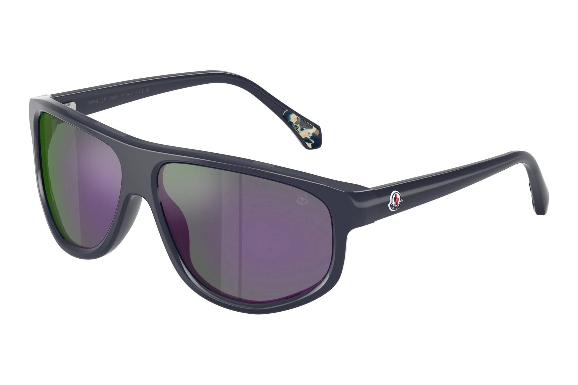 Moncler ME6033U 30204V Dark Grey Mirror VioletShiny Solid Blue Moncler ME6033U 30204V Dark Grey Mirror VioletShiny Solid Blue