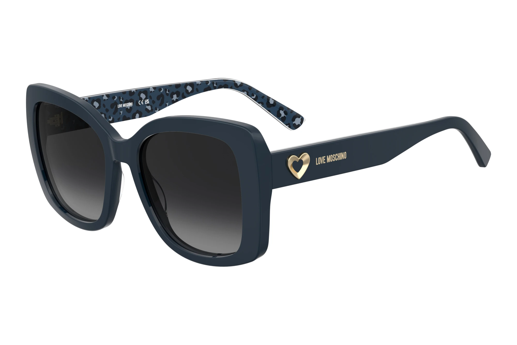 Moschino MOL107/S PJP/9O GREY SHADEDBLUE Moschino MOL107/S PJP/9O GREY SHADEDBLUE