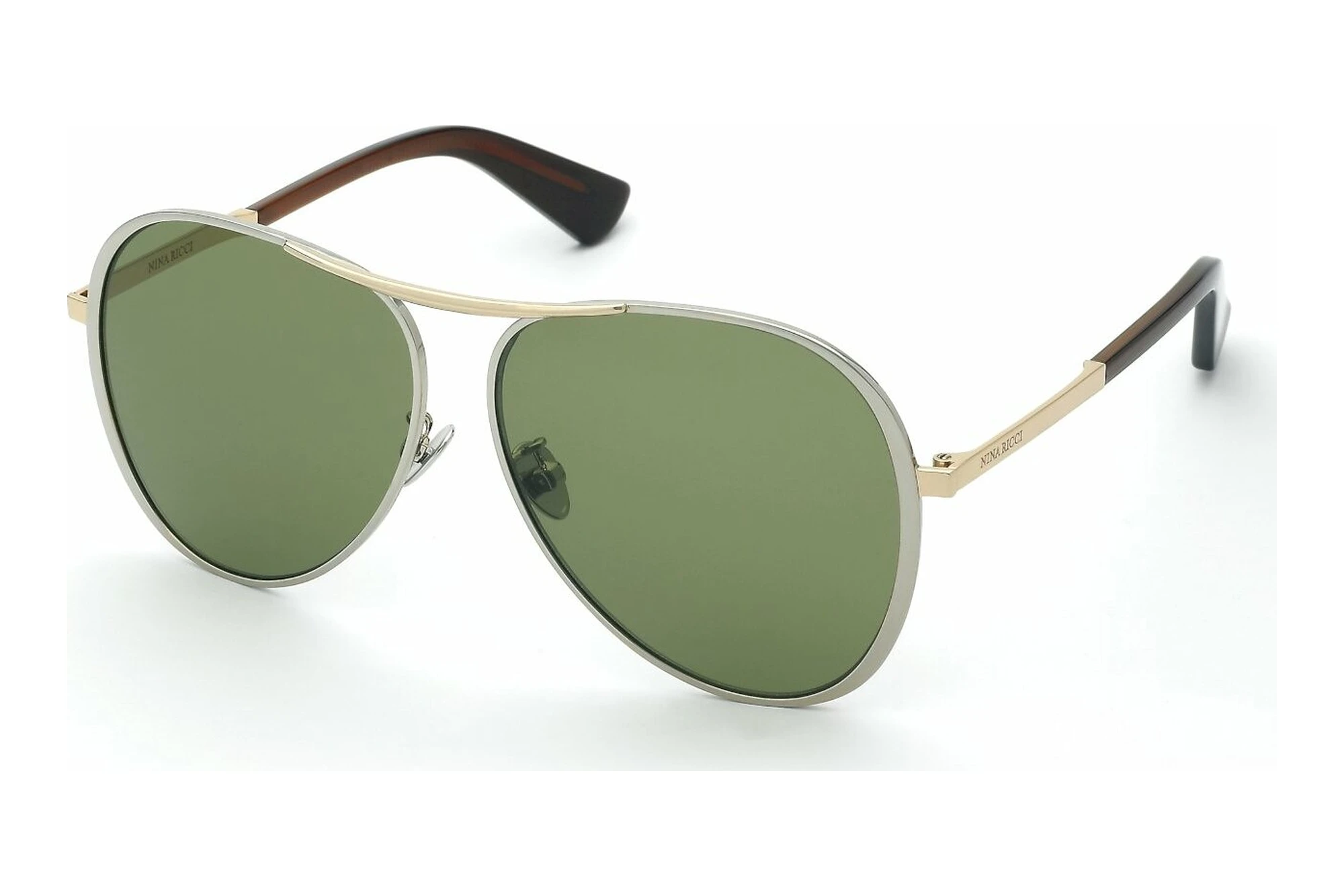 Nina Ricci SNR407 340Y GREENSHINY ROSE GOLD WITH SHINY PALLADIUM PAR Nina Ricci SNR407 340Y GREENSHINY ROSE GOLD WITH SHINY PALLADIUM PAR