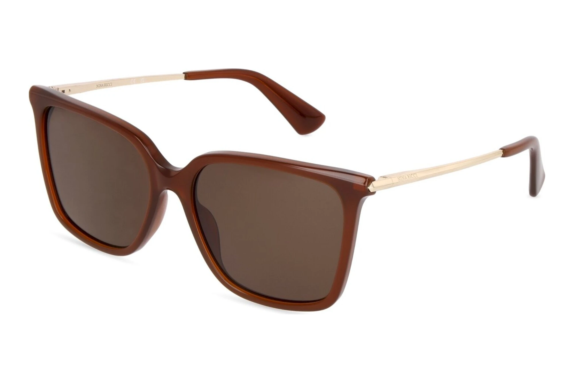 Nina Ricci SNR495 01AE BROWNSHINY OPAL CAMEL Nina Ricci SNR495 01AE BROWNSHINY OPAL CAMEL