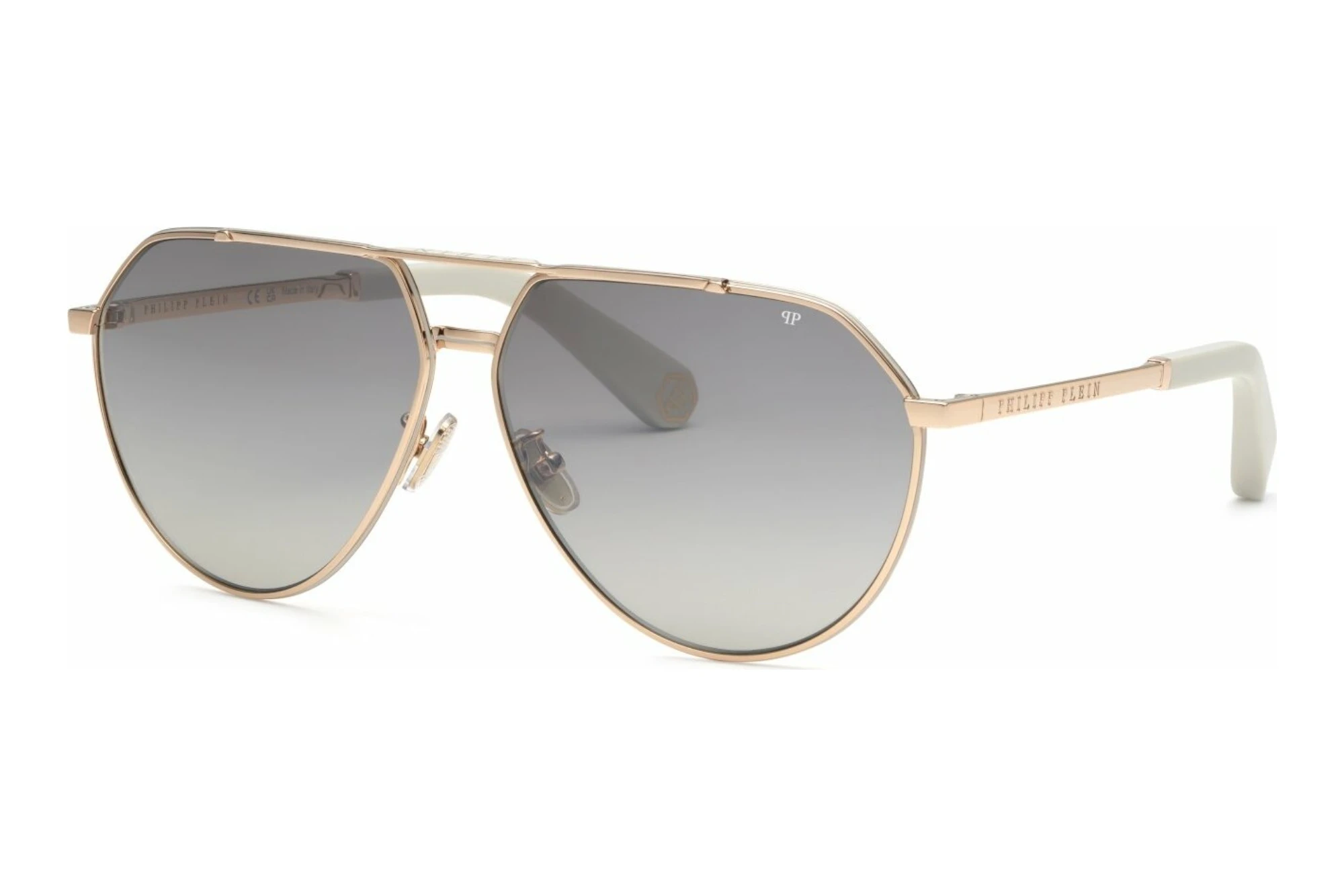 Philipp Plein SPP007V 361X SMOKE GRADIENT/MIRROR SILVERSHINY ROSE GOLD WITH WHITE PARTS Philipp Plein SPP007V 361X SMOKE GRADIENT/MIRROR SILVERSHINY ROSE GOLD WITH WHITE PARTS