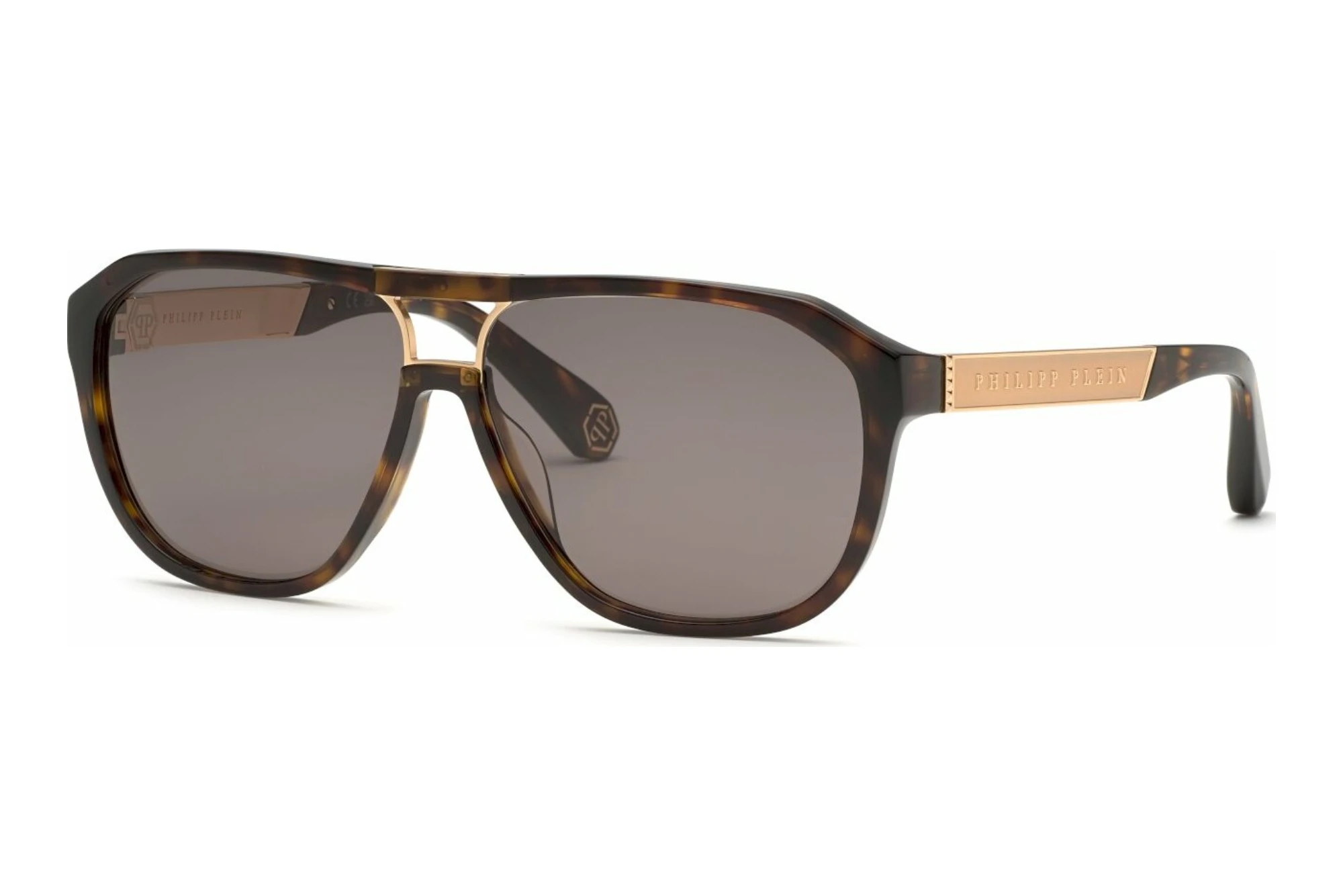 Philipp Plein SPP118M 0722 BROWNSHINY DARK HAVANA Philipp Plein SPP118M 0722 BROWNSHINY DARK HAVANA
