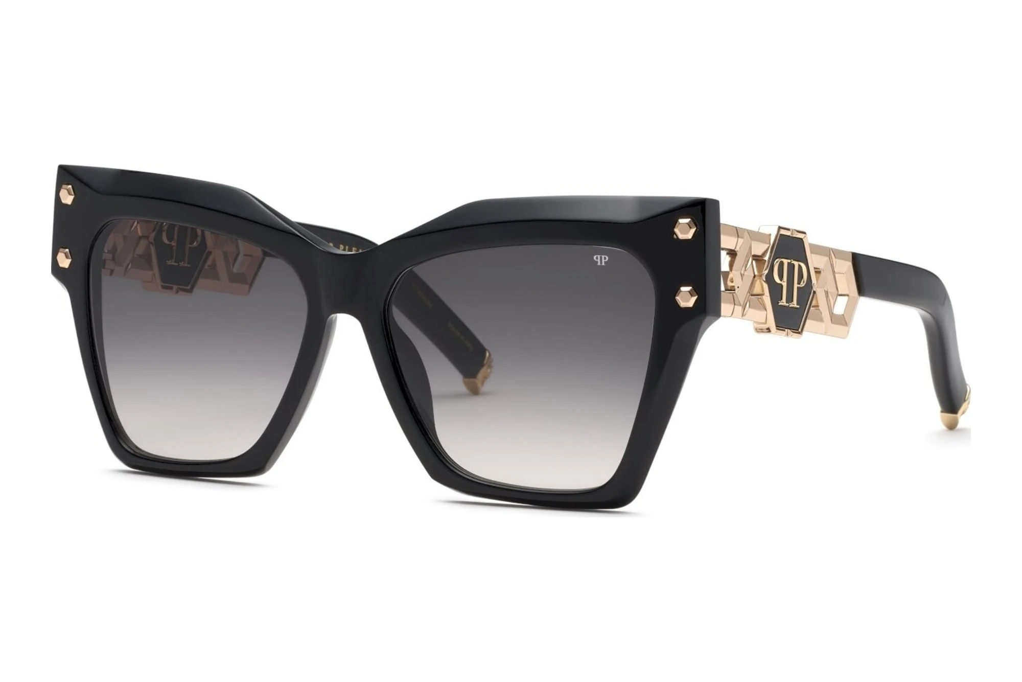 Philipp Plein SPP175S 0700 SMOKE GRADIENTSHINY BLACK Philipp Plein SPP175S 0700 SMOKE GRADIENTSHINY BLACK