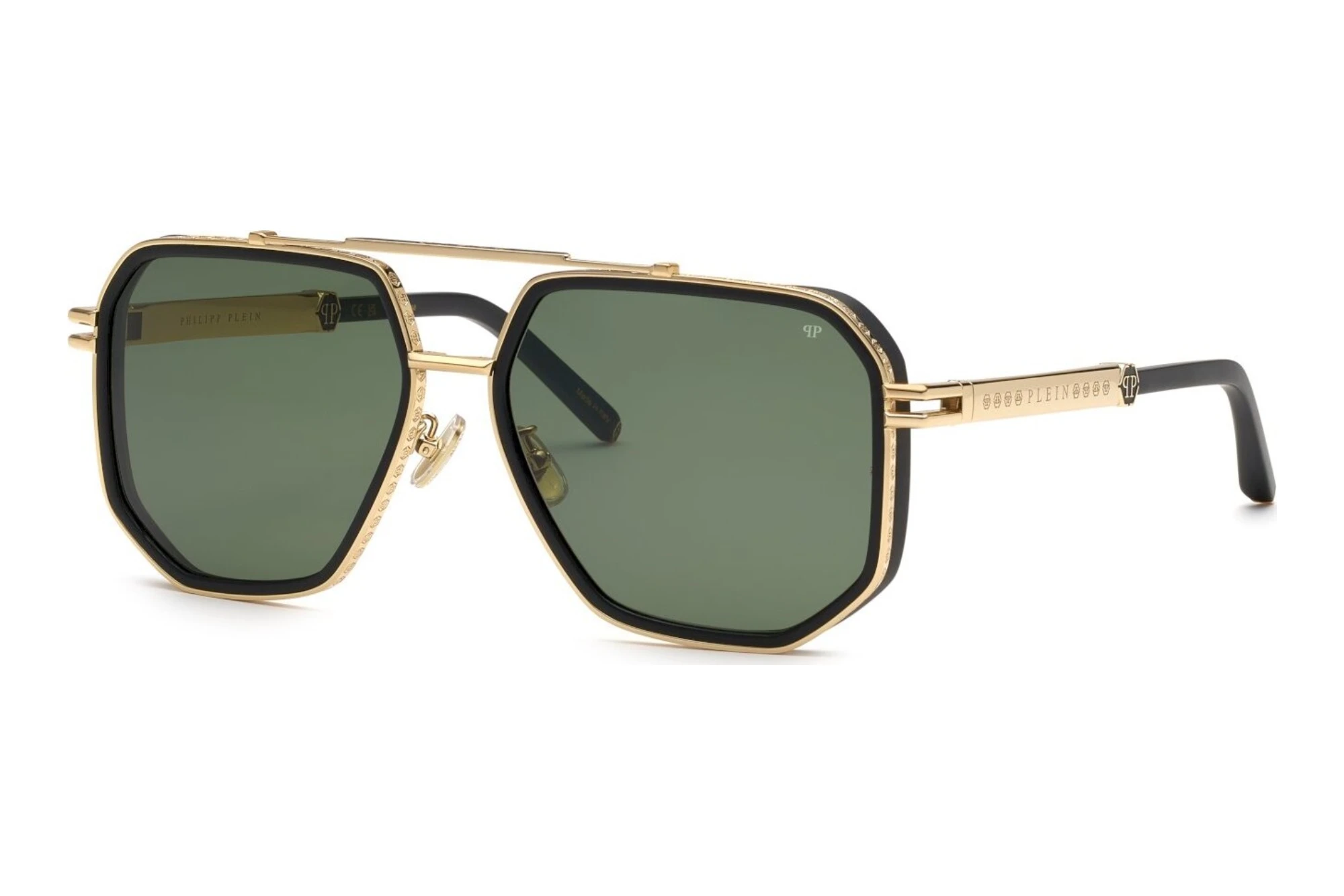 Philipp Plein SPP187M 0302 GREENROSE GOLD WITH SEMI MATT BLACK PARTS Philipp Plein SPP187M 0302 GREENROSE GOLD WITH SEMI MATT BLACK PARTS