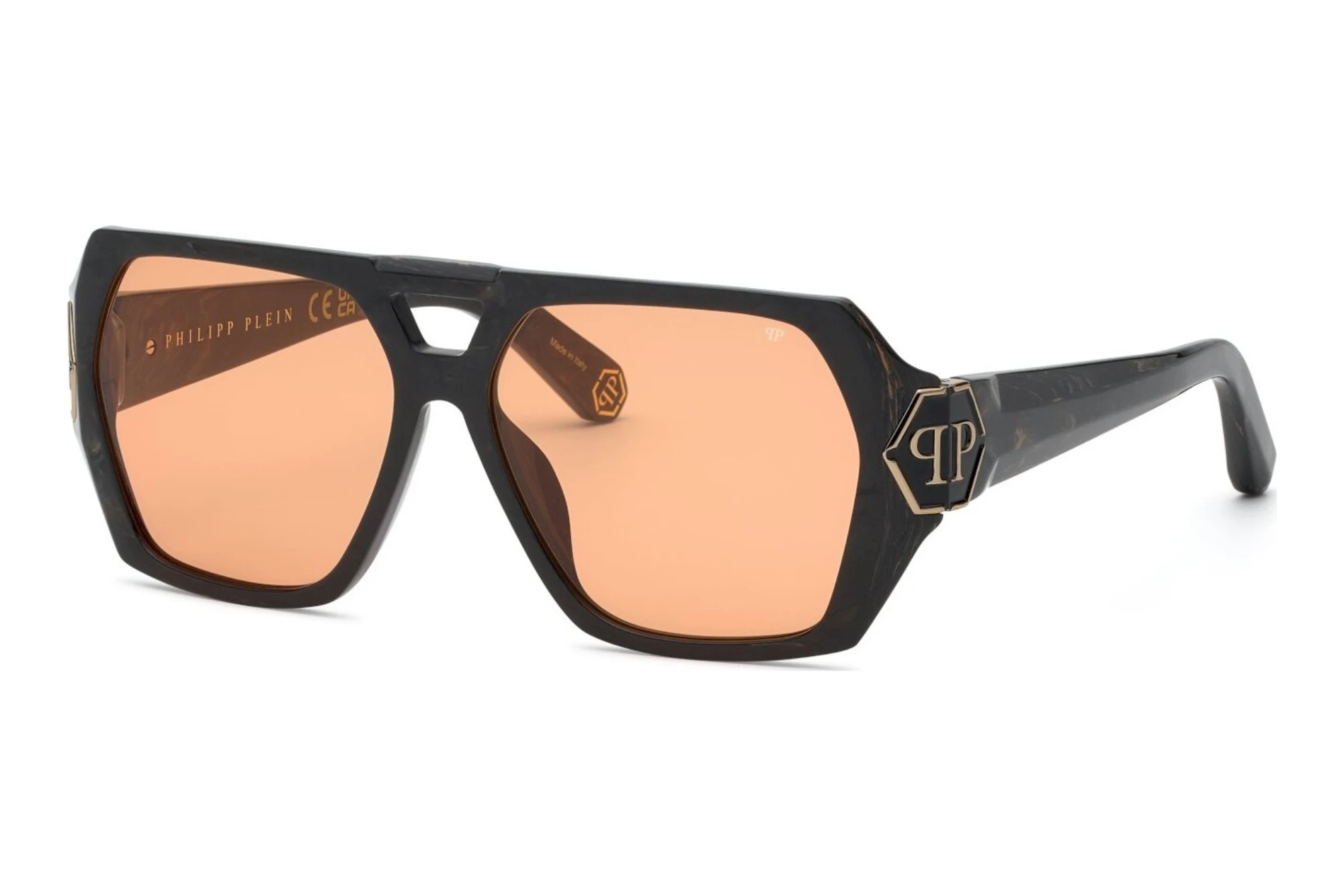 Philipp Plein SPP238M 0Z21 ORANGEMARBLED BLACK Philipp Plein SPP238M 0Z21 ORANGEMARBLED BLACK