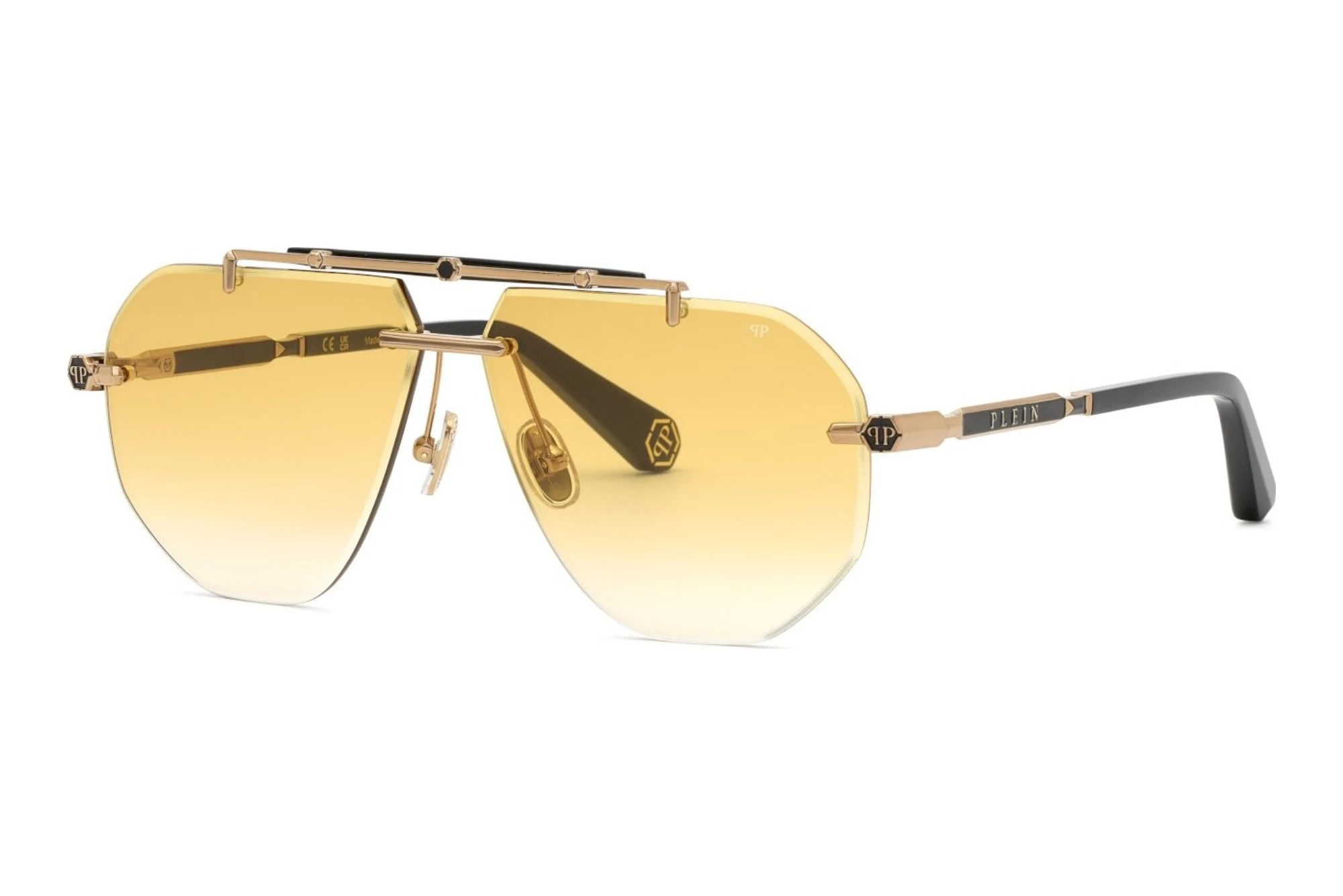 Philipp Plein SPP249M 02A8 YELLOW GRADIENTSHINY GREY GOLD WITH COLOURED PARTS Philipp Plein SPP249M 02A8 YELLOW GRADIENTSHINY GREY GOLD WITH COLOURED PARTS