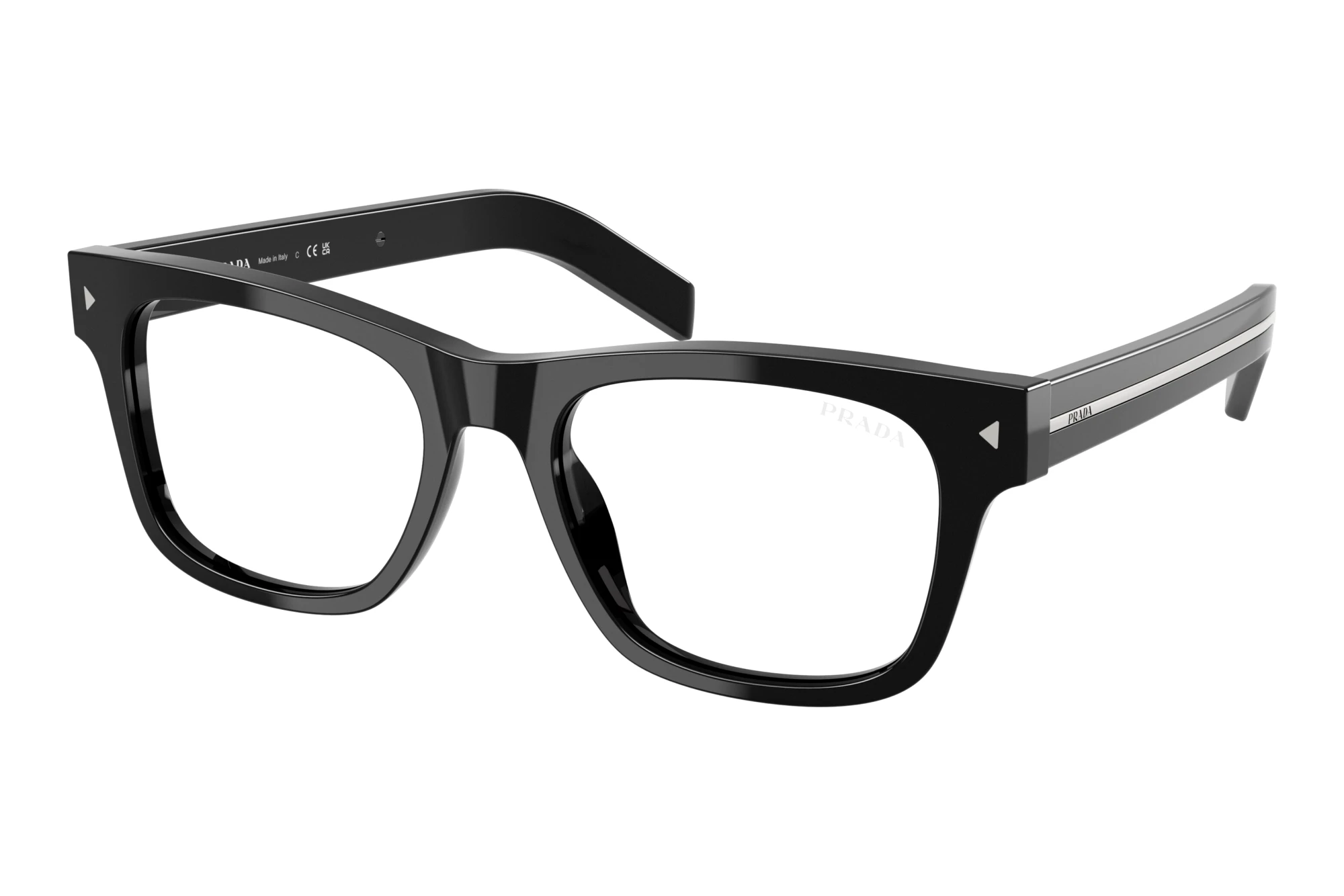 Prada PR A17S 16K60K Clear Blue-Violet Light FilterBlack Prada PR A17S 16K60K Clear Blue-Violet Light FilterBlack