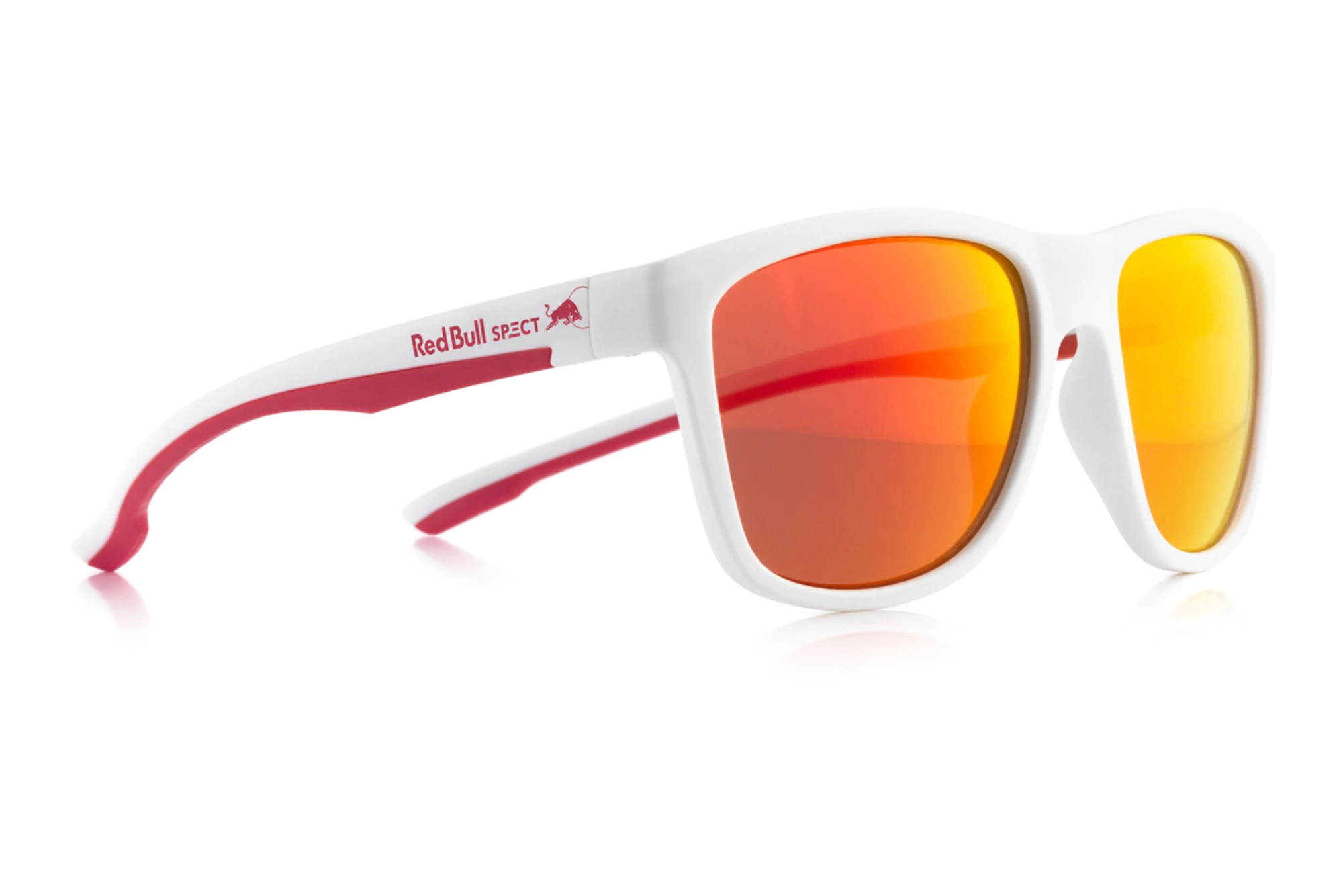 Red Bull SPECT BUBBLE 004P smoke with red mirror POLwhite Red Bull SPECT BUBBLE 004P smoke with red mirror POLwhite