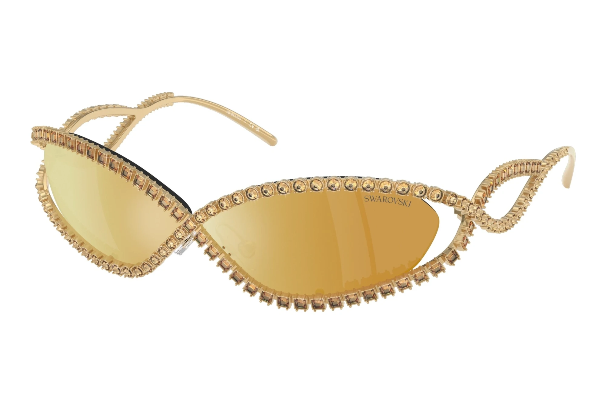 Swarovski SK7024 40047P Brown Mirror GoldGold Swarovski SK7024 40047P Brown Mirror GoldGold