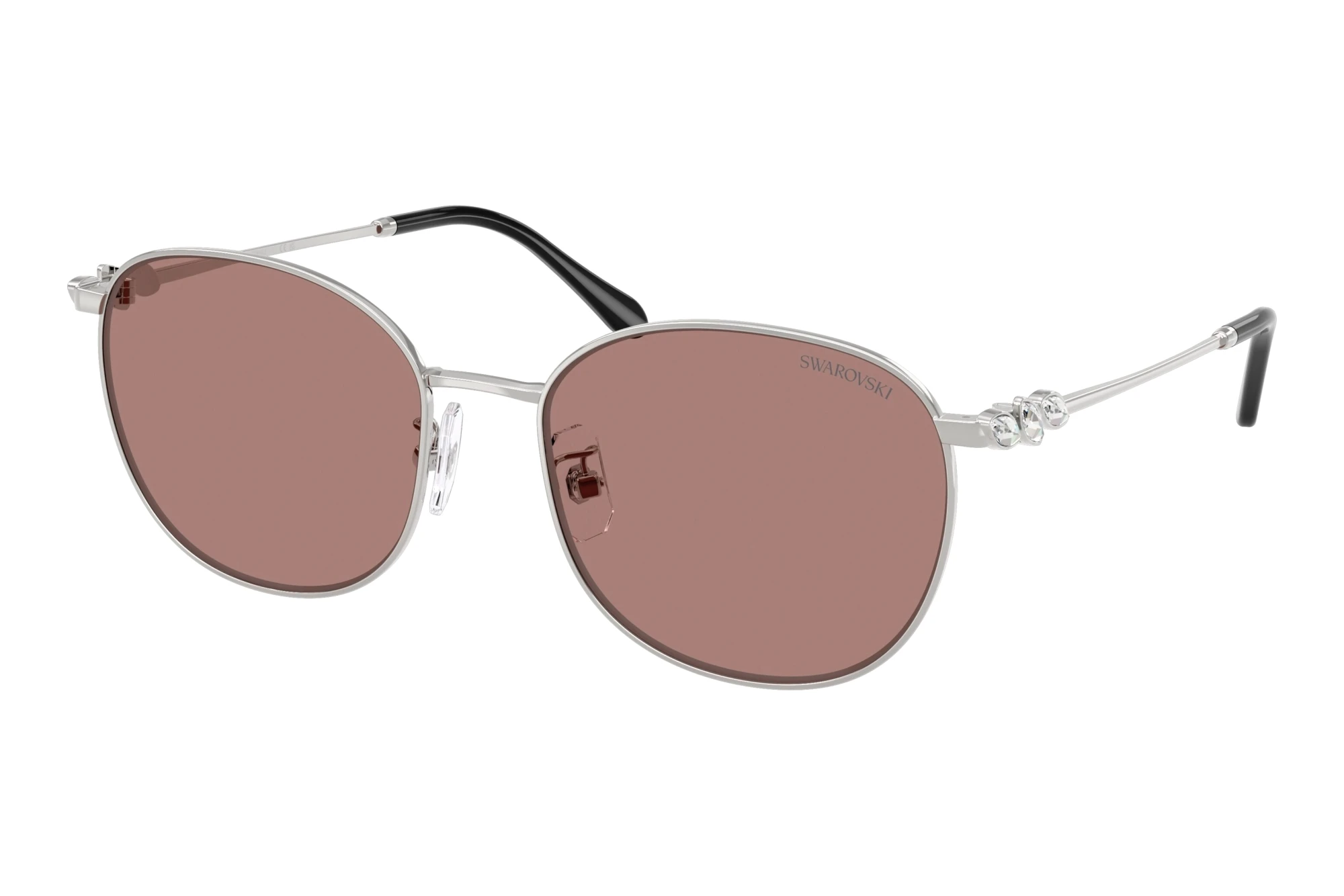 Swarovski SK7050D 400173 Light BrownSilver Swarovski SK7050D 400173 Light BrownSilver