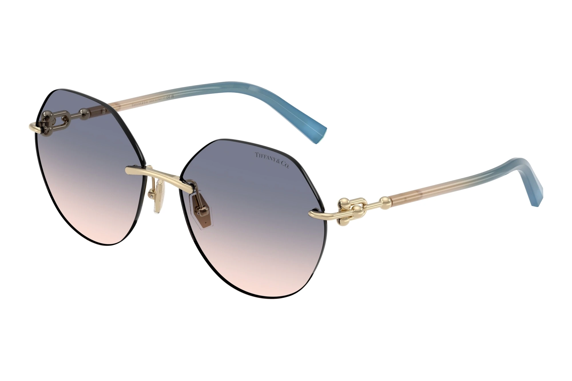 Tiffany TF3123 619116 Light Brown Gradient BluePale Gold Tiffany TF3123 619116 Light Brown Gradient BluePale Gold