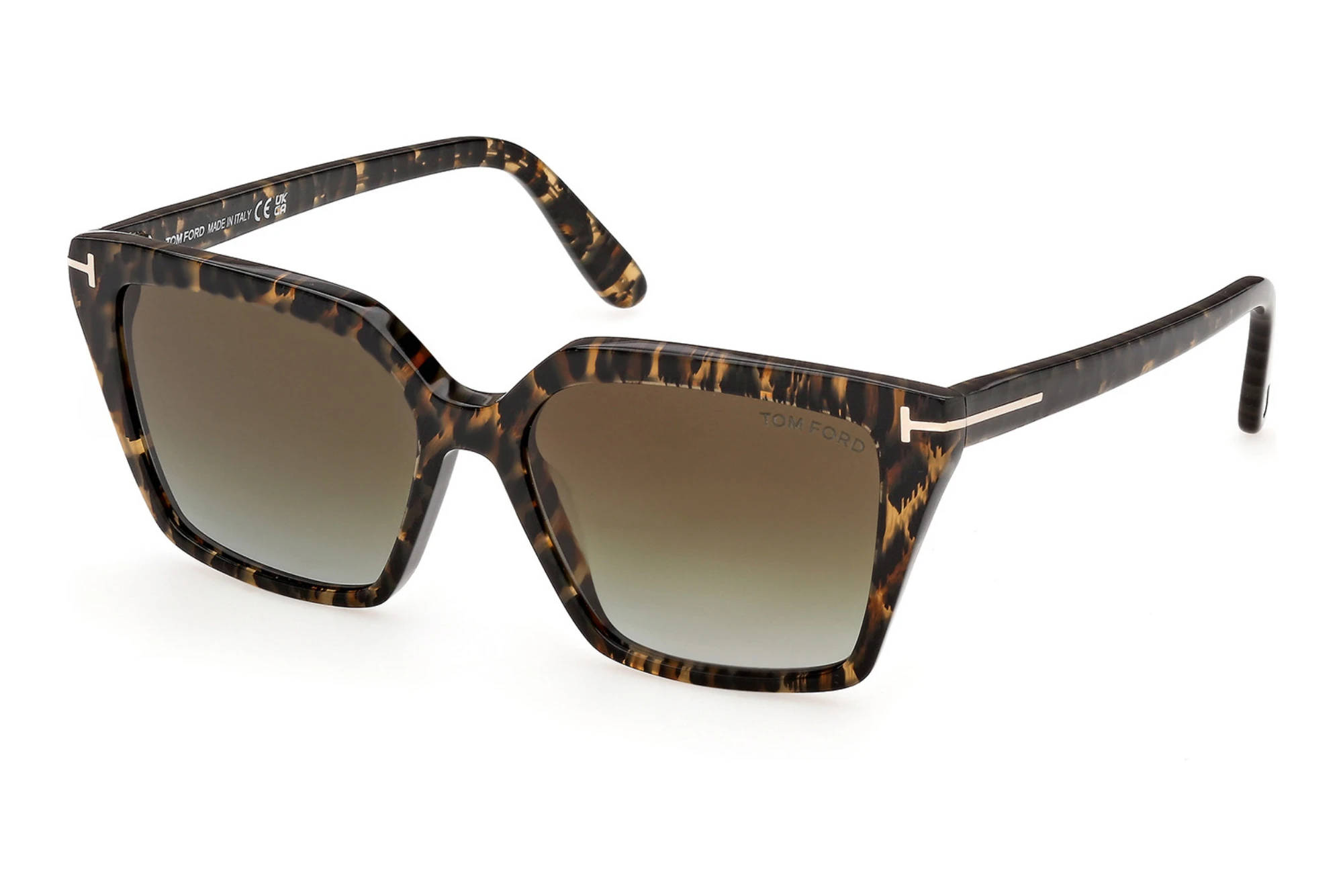 Tom Ford FT1412 55P grün verlaufendBunt Havanna Tom Ford FT1412 55P grün verlaufendBunt Havanna