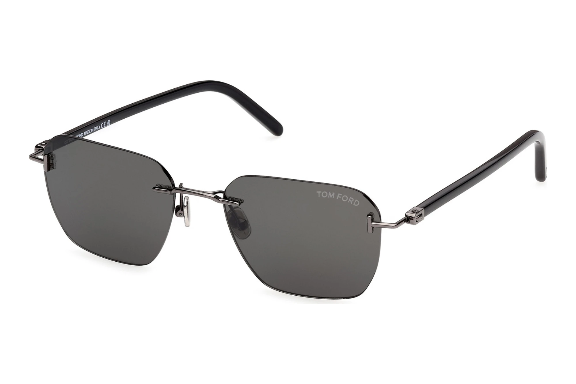 Tom Ford FT1433 12A grauGlänzend Dunkel Ruthenium Tom Ford FT1433 12A grauGlänzend Dunkel Ruthenium