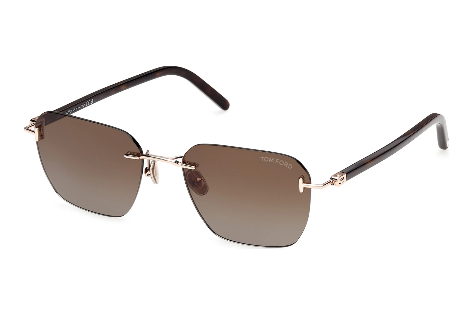 Tom Ford FT1433 28F braun verlaufendGlänzend Rose Gold Tom Ford FT1433 28F braun verlaufendGlänzend Rose Gold