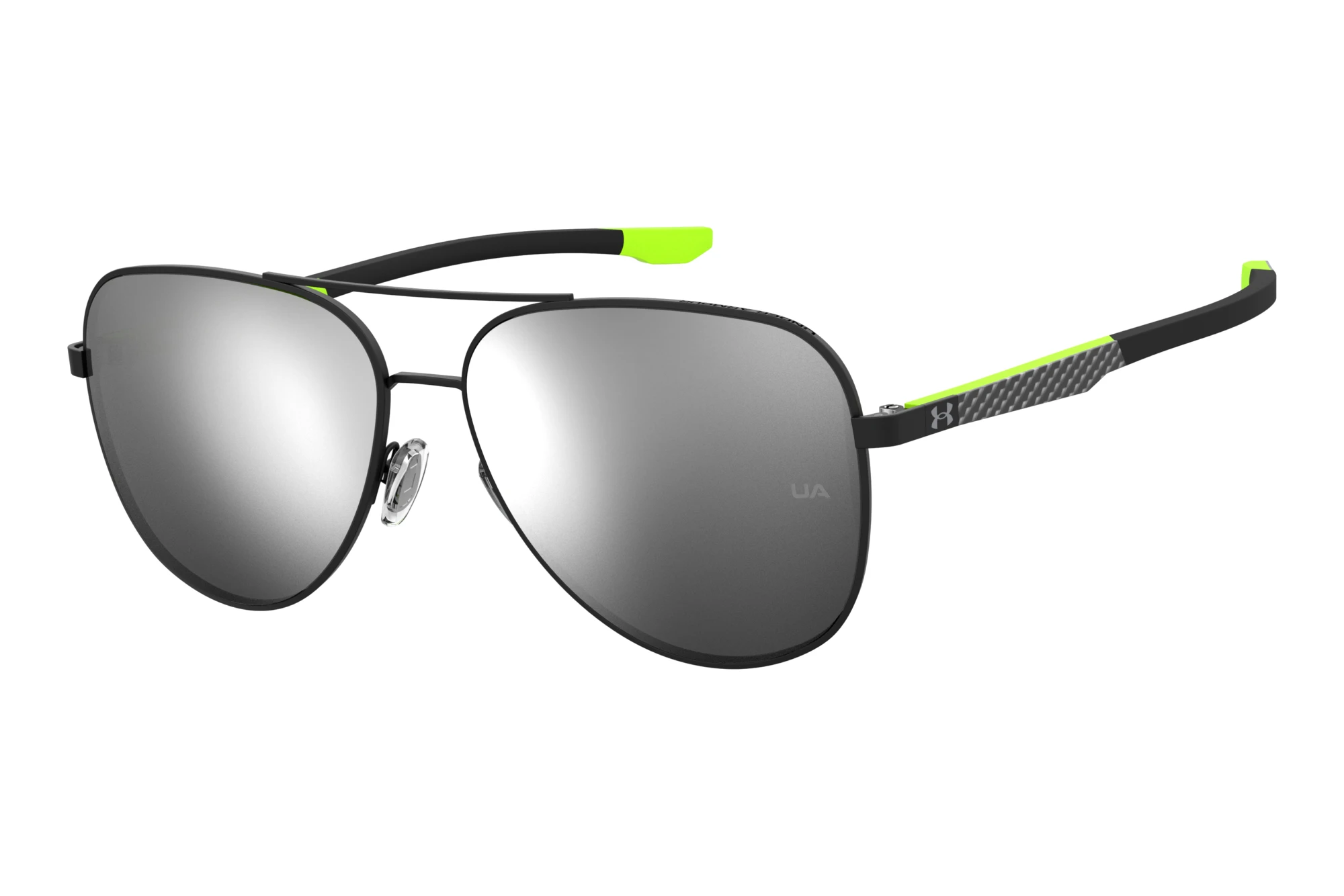 Under Armour UA CARBONSOAR/G P5Z/T4 SILVER MIRRORMATTE BLACK GREEN FLUO Under Armour UA CARBONSOAR/G P5Z/T4 SILVER MIRRORMATTE BLACK GREEN FLUO